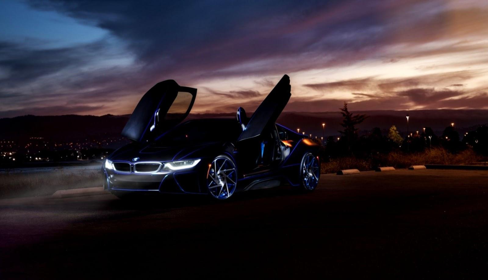 Bmw I8 Black Dektop Wallpaper