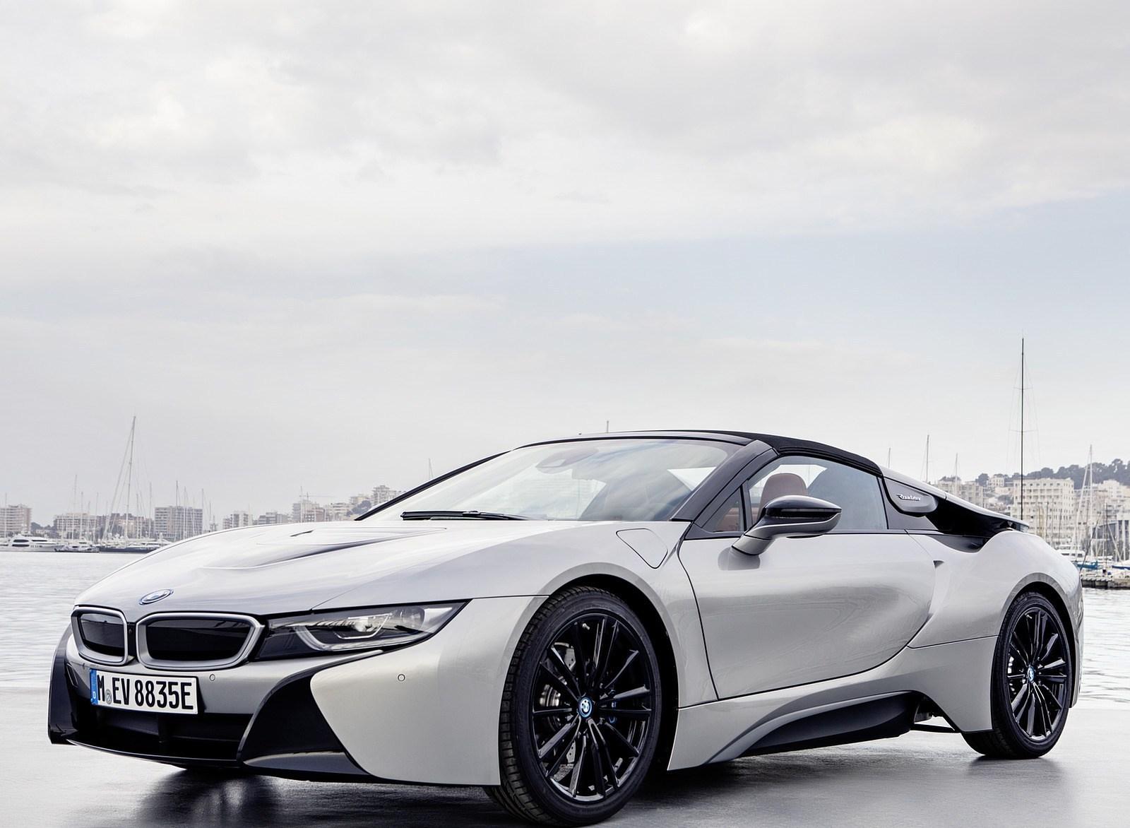 Bmw I8 Roadster Color Donington Grey Front Three Quarter