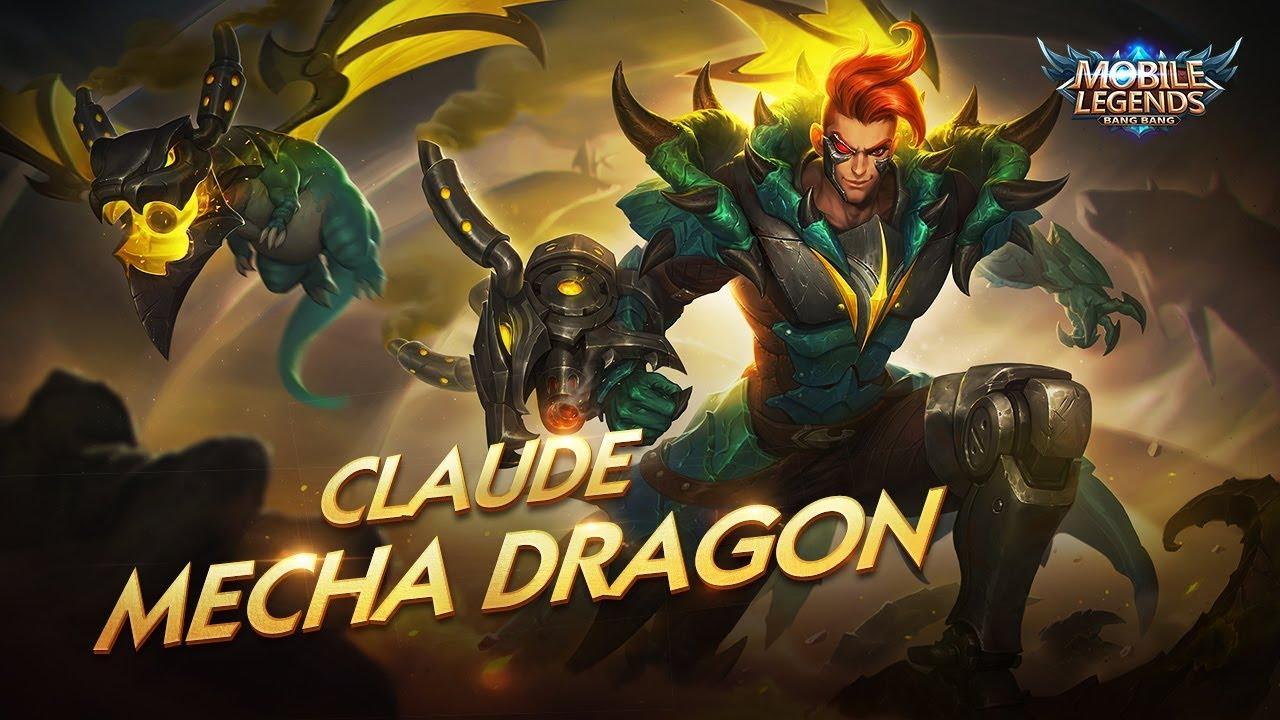 Claude new skin. Mecha Dragon. Mobile Legends: Bang Bang!