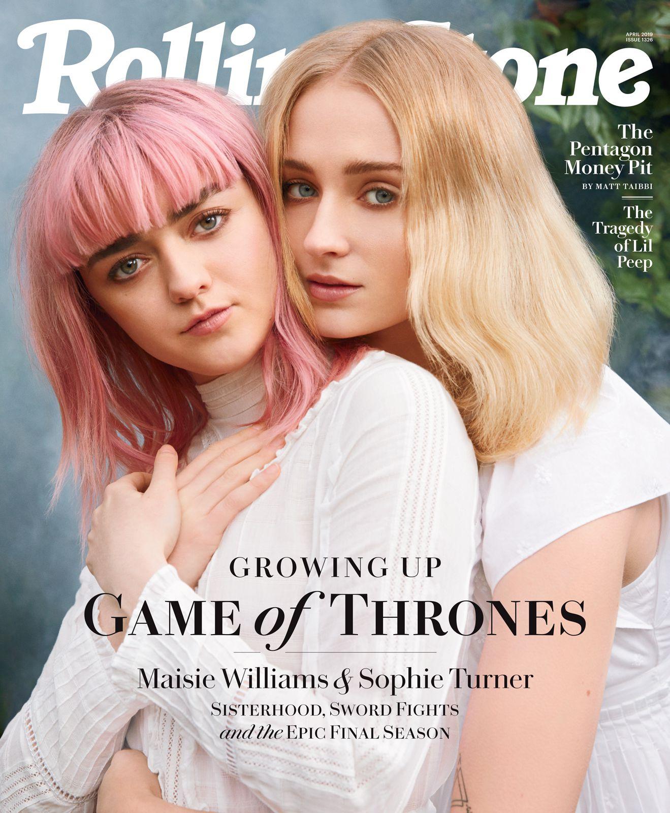 Iconic Maisie Williams and Sophie Turner Photors