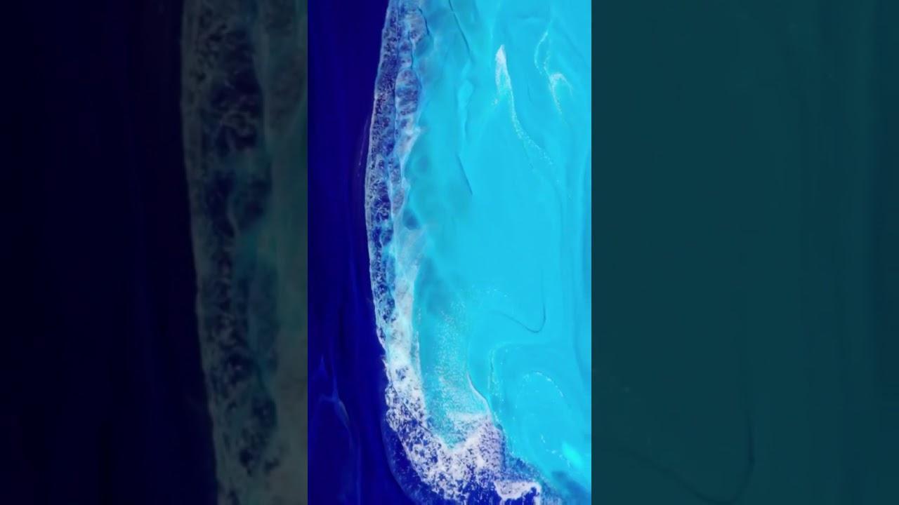 iPhone X Liquid Color Live Dynamic Video Wallpaper Sea Blue