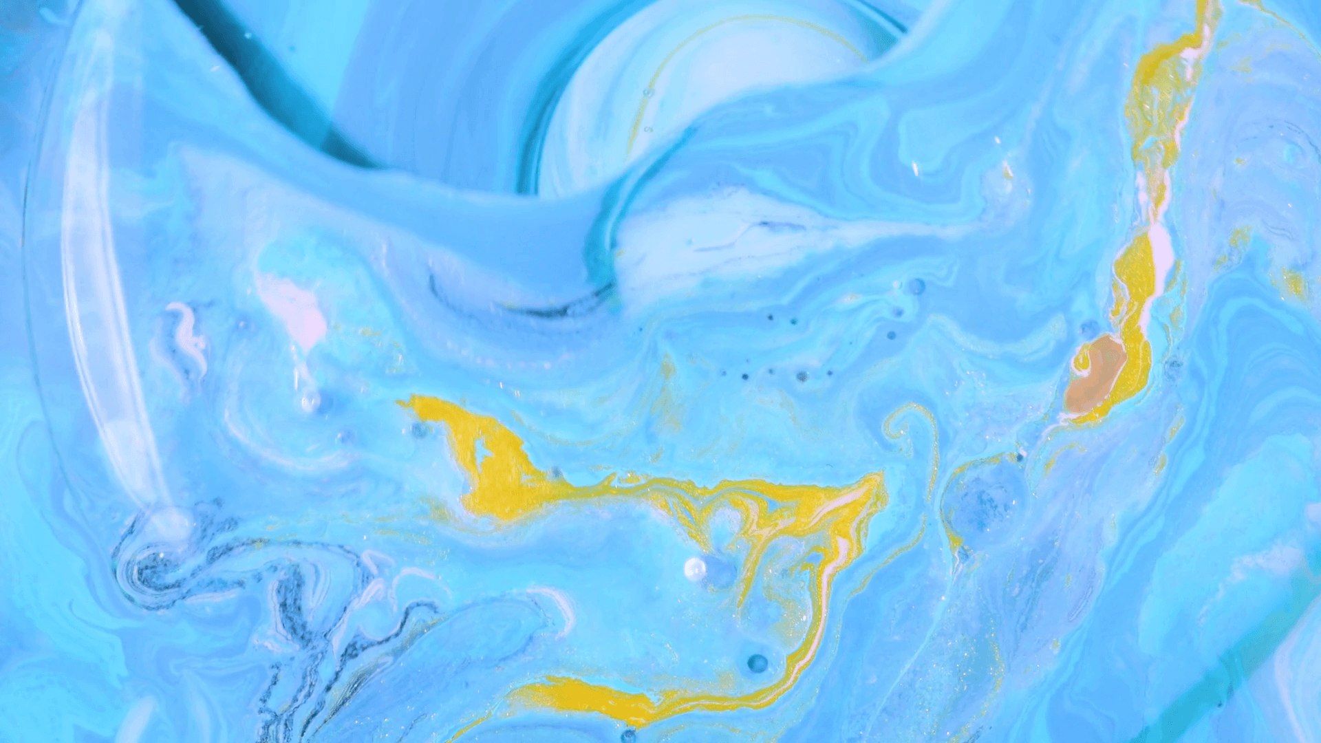 Vibrant Wallpaper Macro Splashing Liquid Paint Colorful Bubbles
