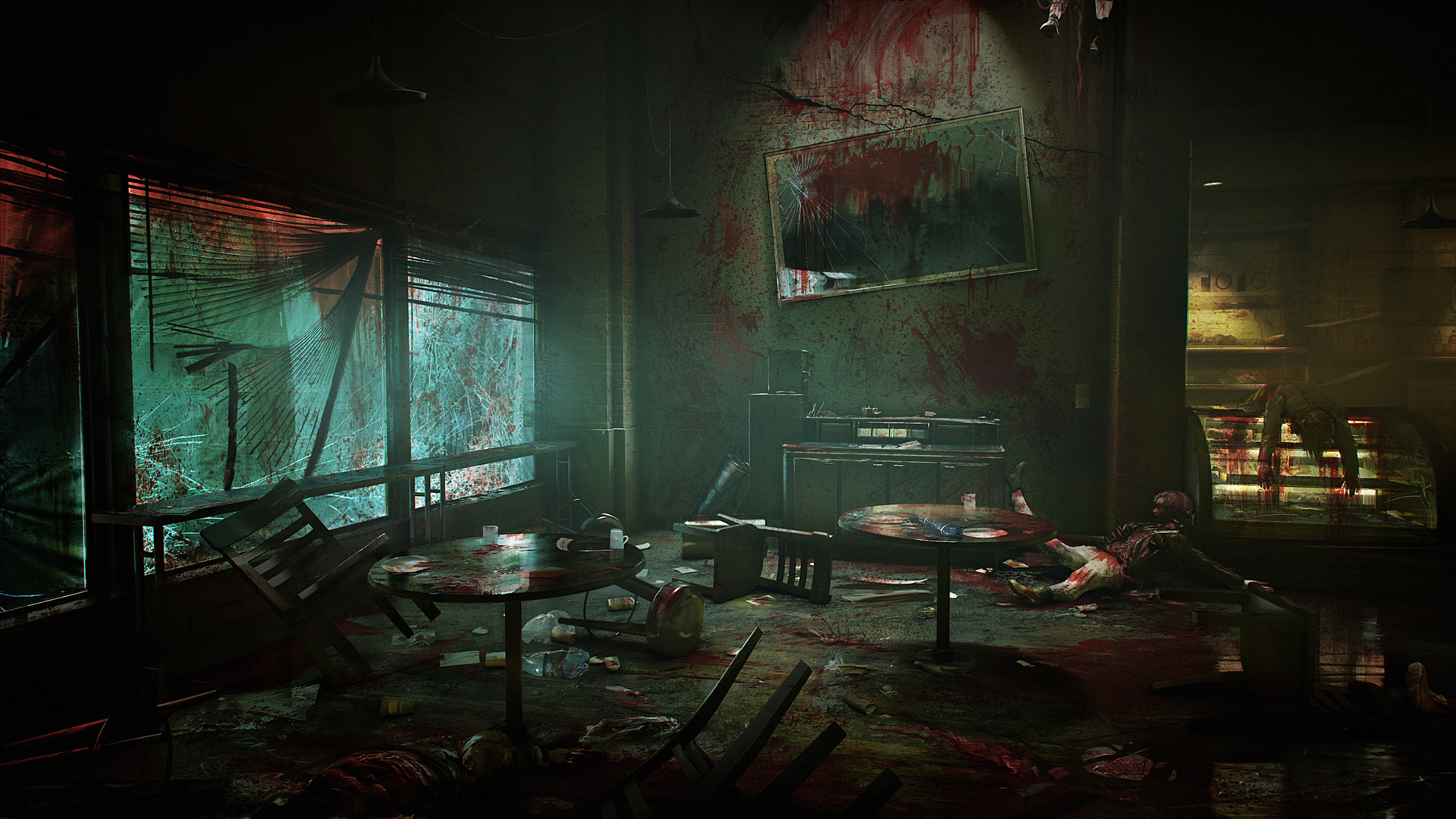 Scene of a massacre. Wallpapers from Vampire: The Masquerade