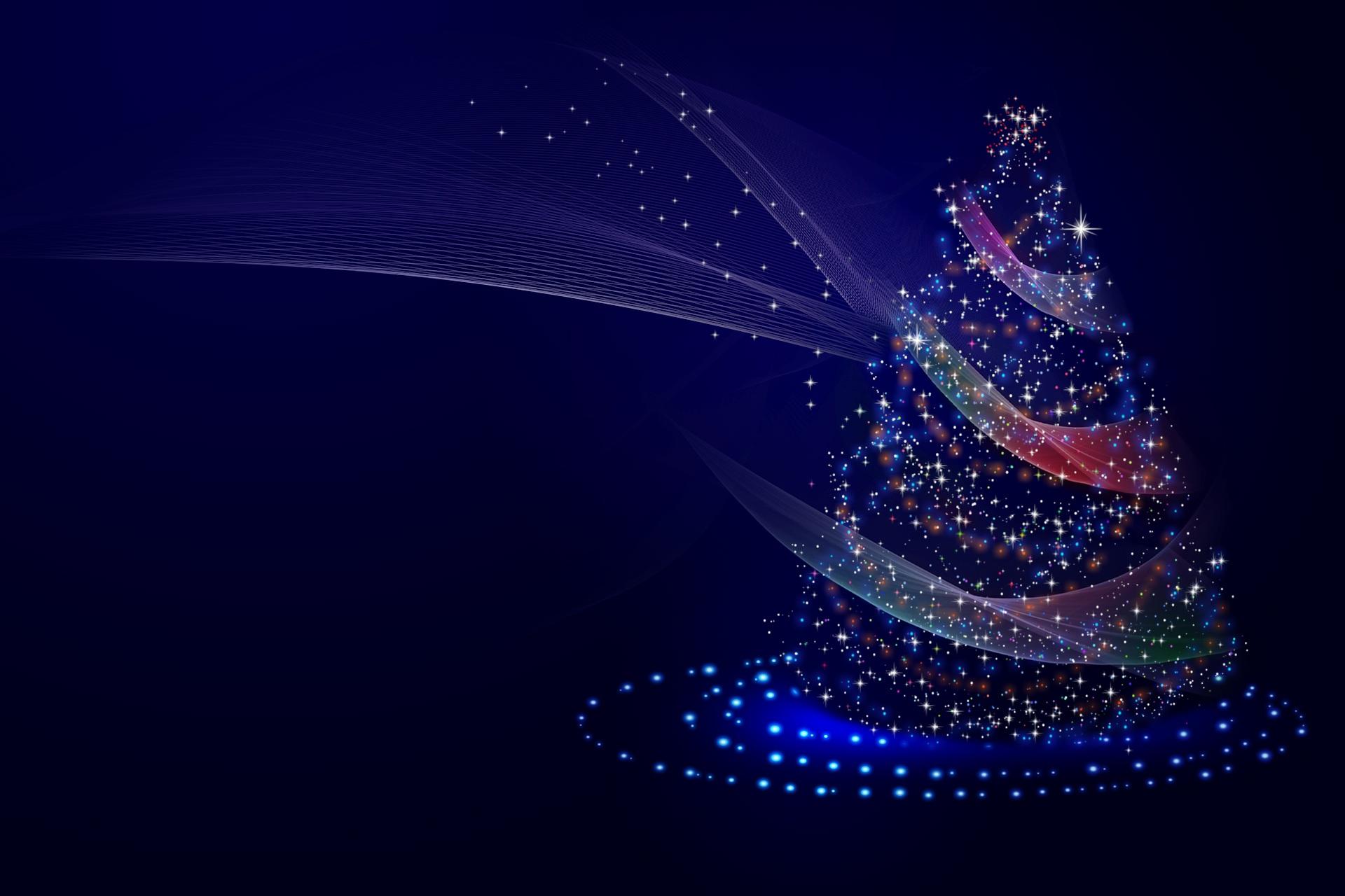 Christmas Tree Illustrations, HD Celebrations, 4k Wallpaper, Image
