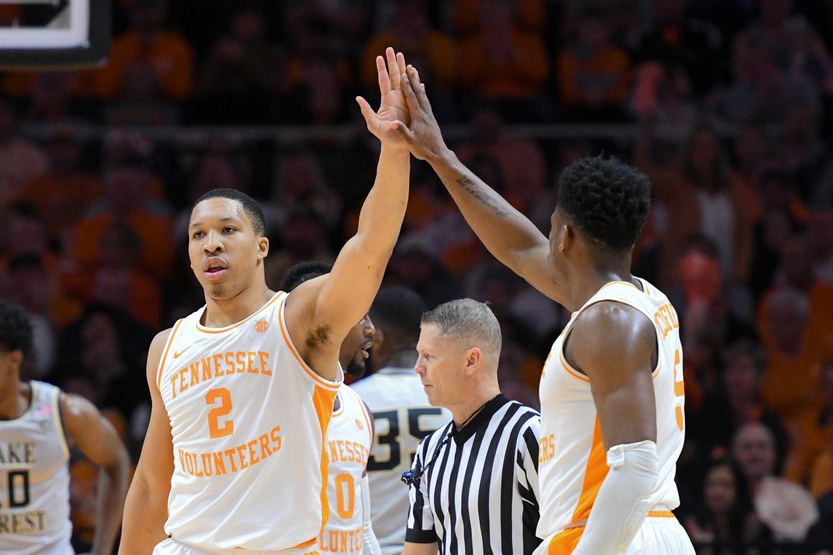Tennessee's Grant Williams, Admiral Schofield appear in NBA Mock