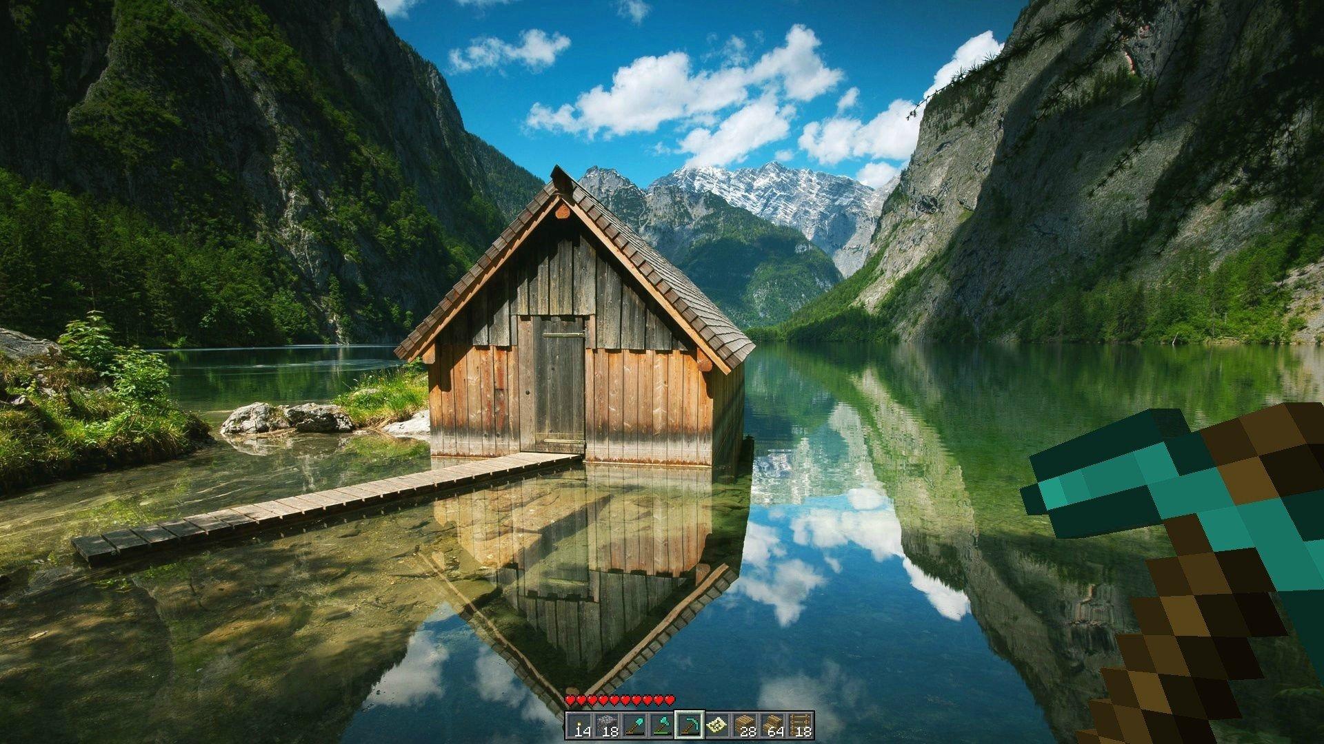 Realistic Minecraft HD Wallpaper