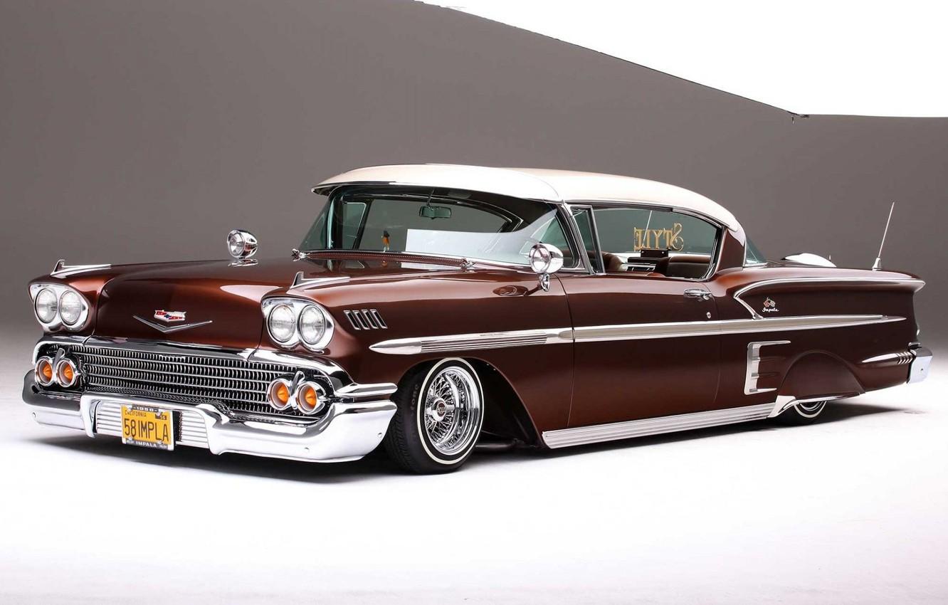 Wallpaper Tuning, Lowrider, Custom, 1958, Chevrolet Impala image