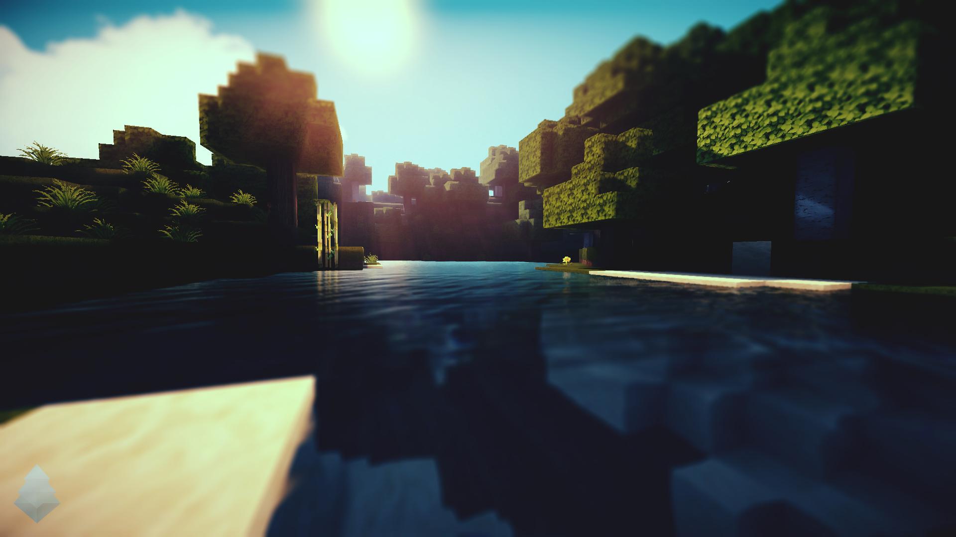 Minecraft Shaders Wallpaper