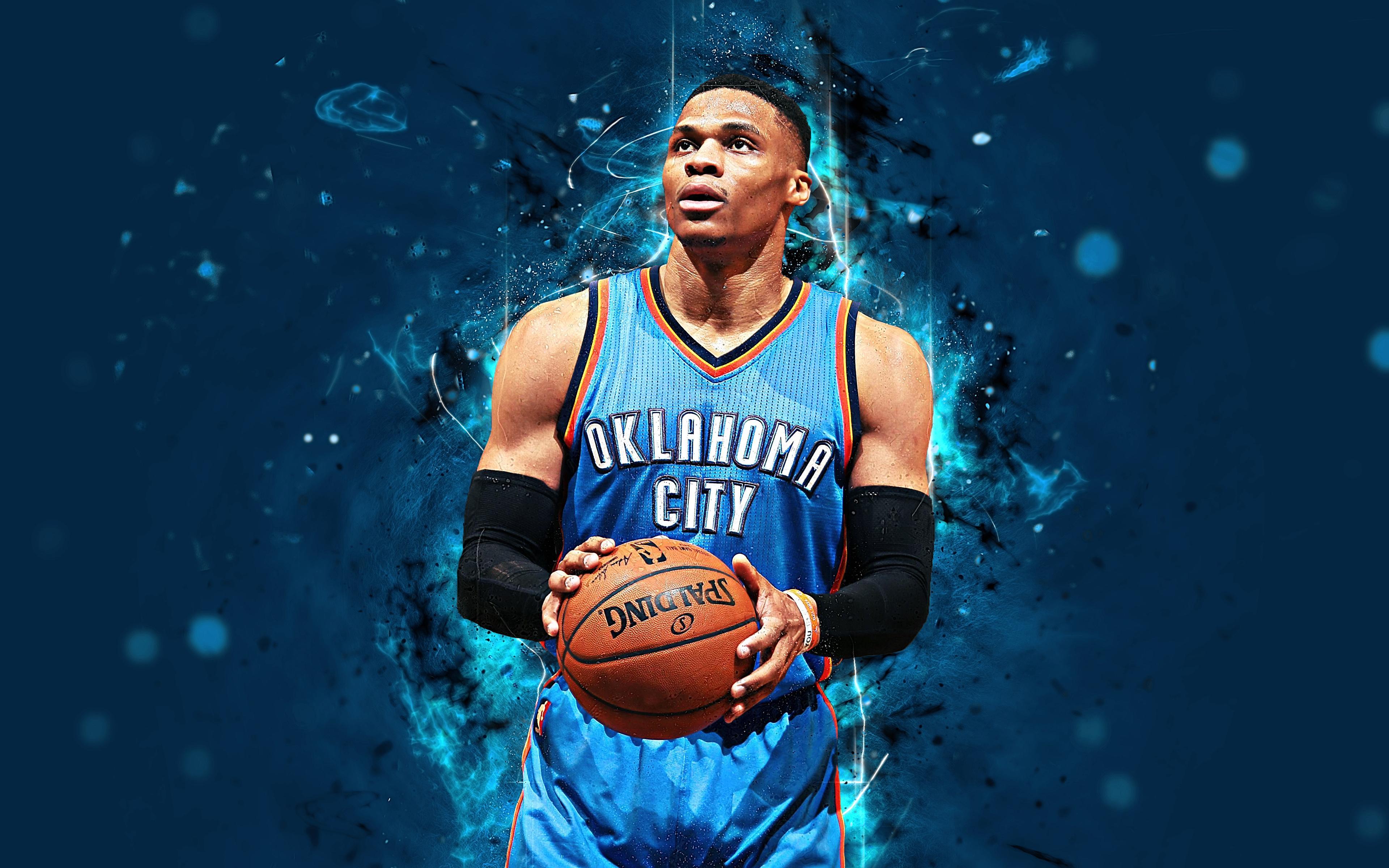 Oklahoma City Thunder, NBA, Russell Westbrook wallpaper