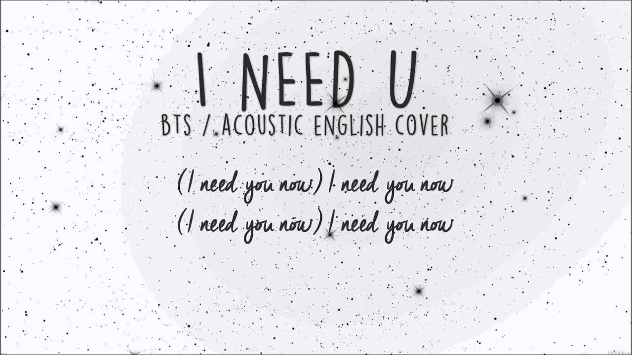 BTS Need U (Acoustic english cover) by Margot D.R