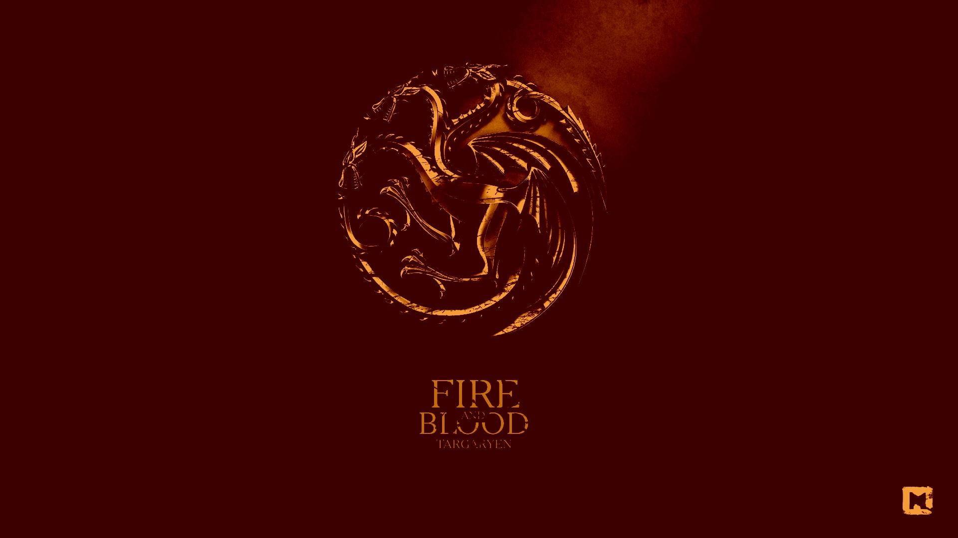 Three headed dragon digital wallpaper, dragon, House Targaryen HD