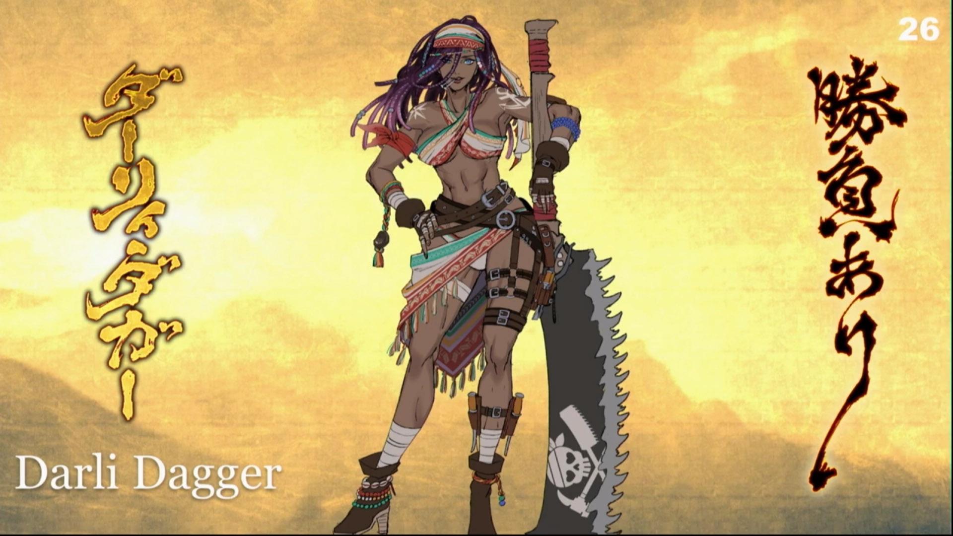 Samurai Shodown adds new character Darli Dagger