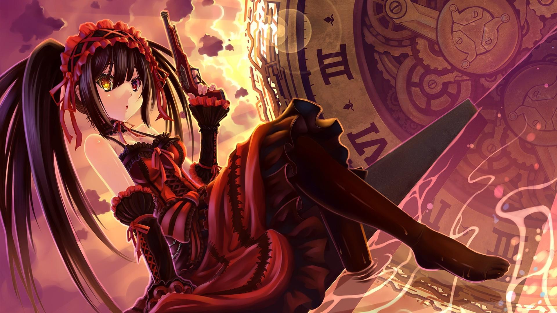anime, Anime Girls, Tokisaki Kurumi, Date A Live Wallpaper HD / Desktop and Mobile Background