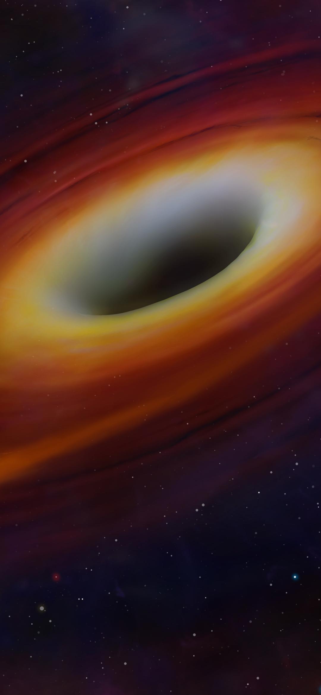 Sci Fi Black Hole (1080x2340) Wallpaper