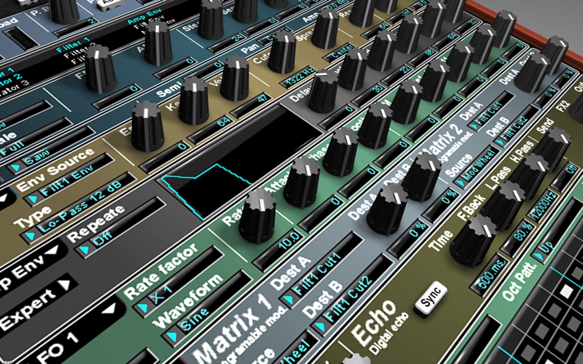 Synthesizer Wallpaper