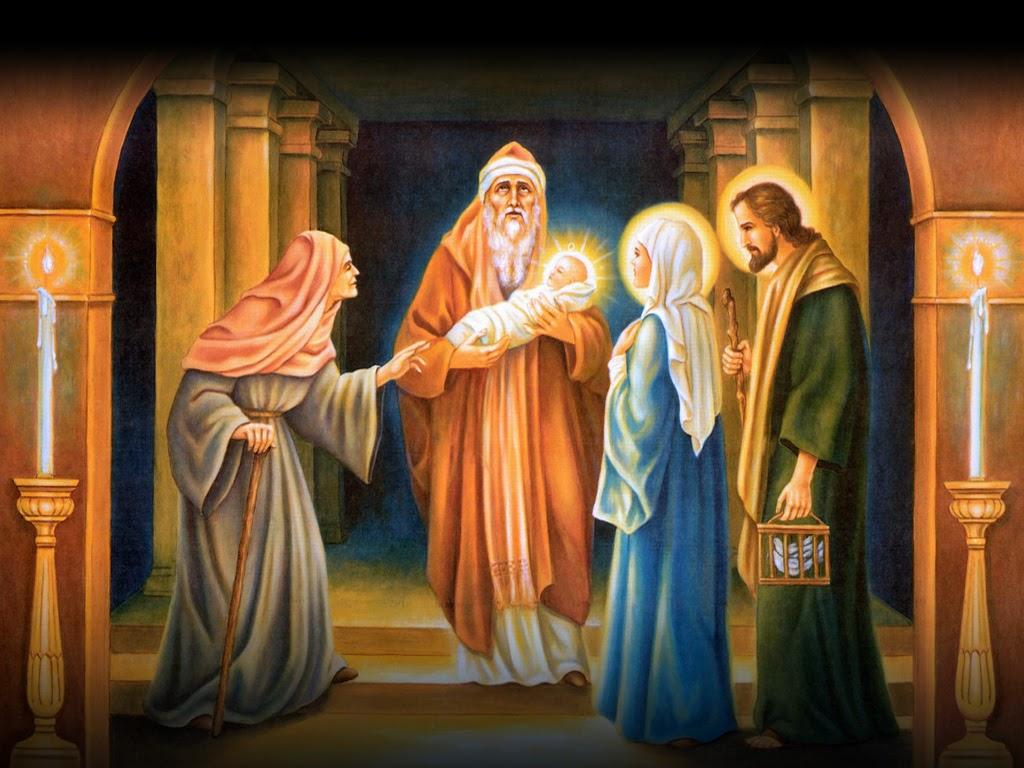 Holy Mass image.: Presentation of Jesus at the Temple