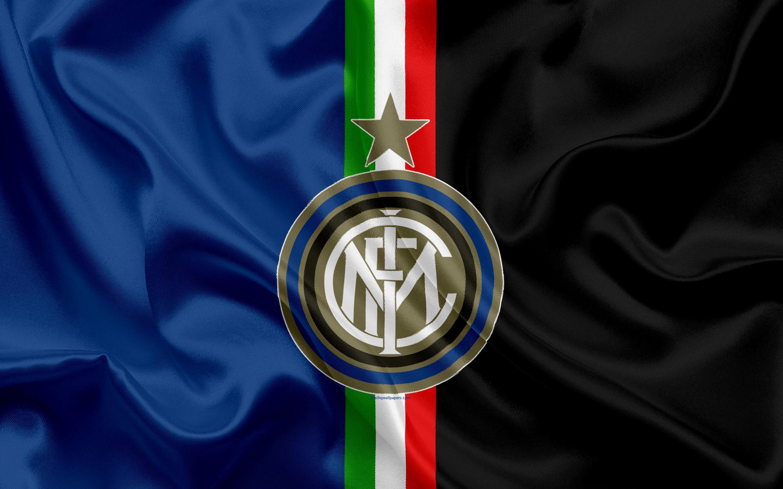 Download wallpaper Inter Milan, football, Serie A, Italy, emblem
