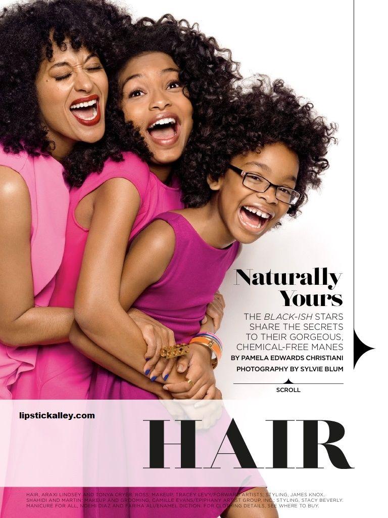Natural Hair: Tracee Ellis Ross, Yara Shahidi & Marsai Martin. au