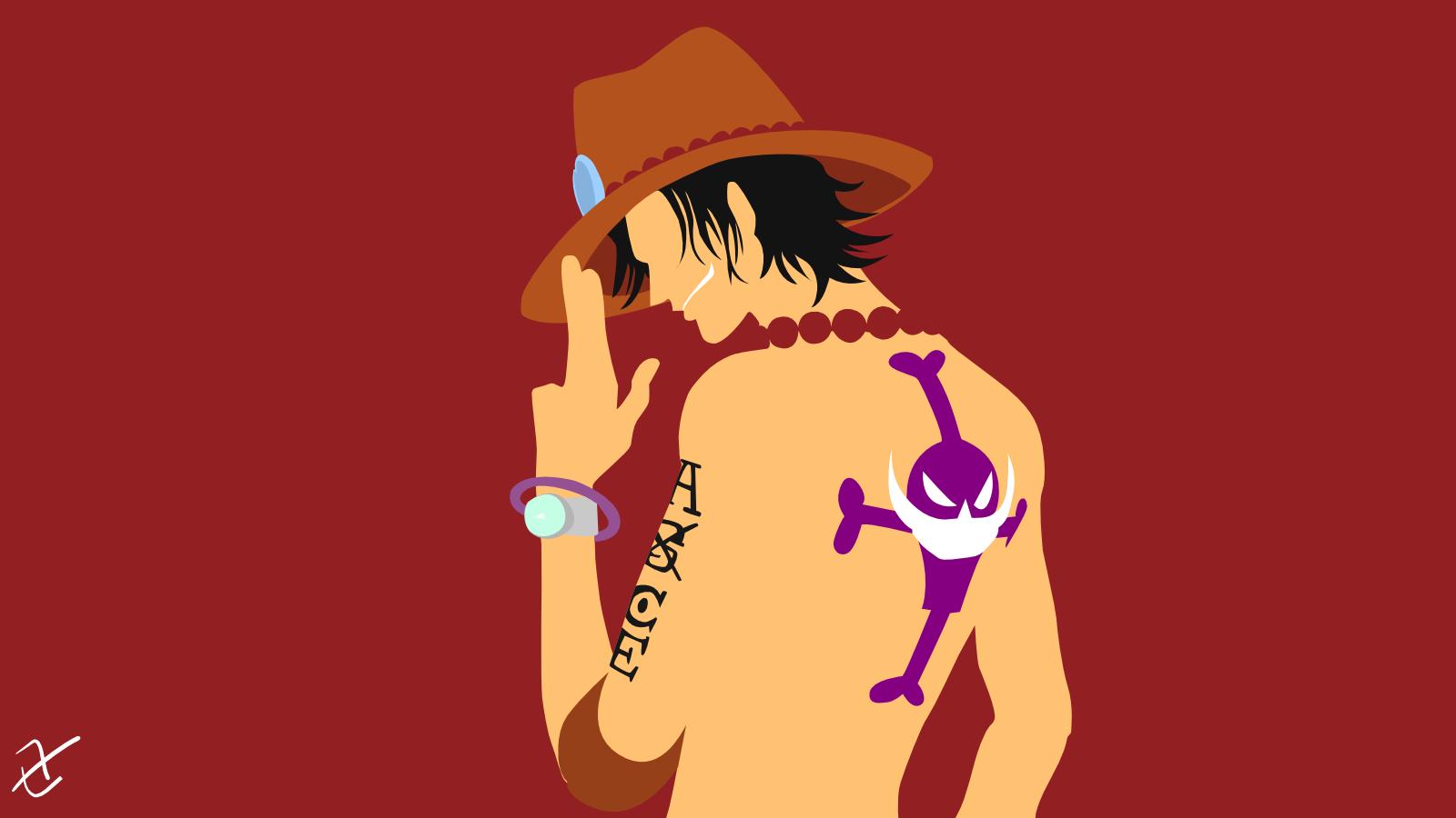 I couldn't find a minimalist Ace Wallpaper, so I made one