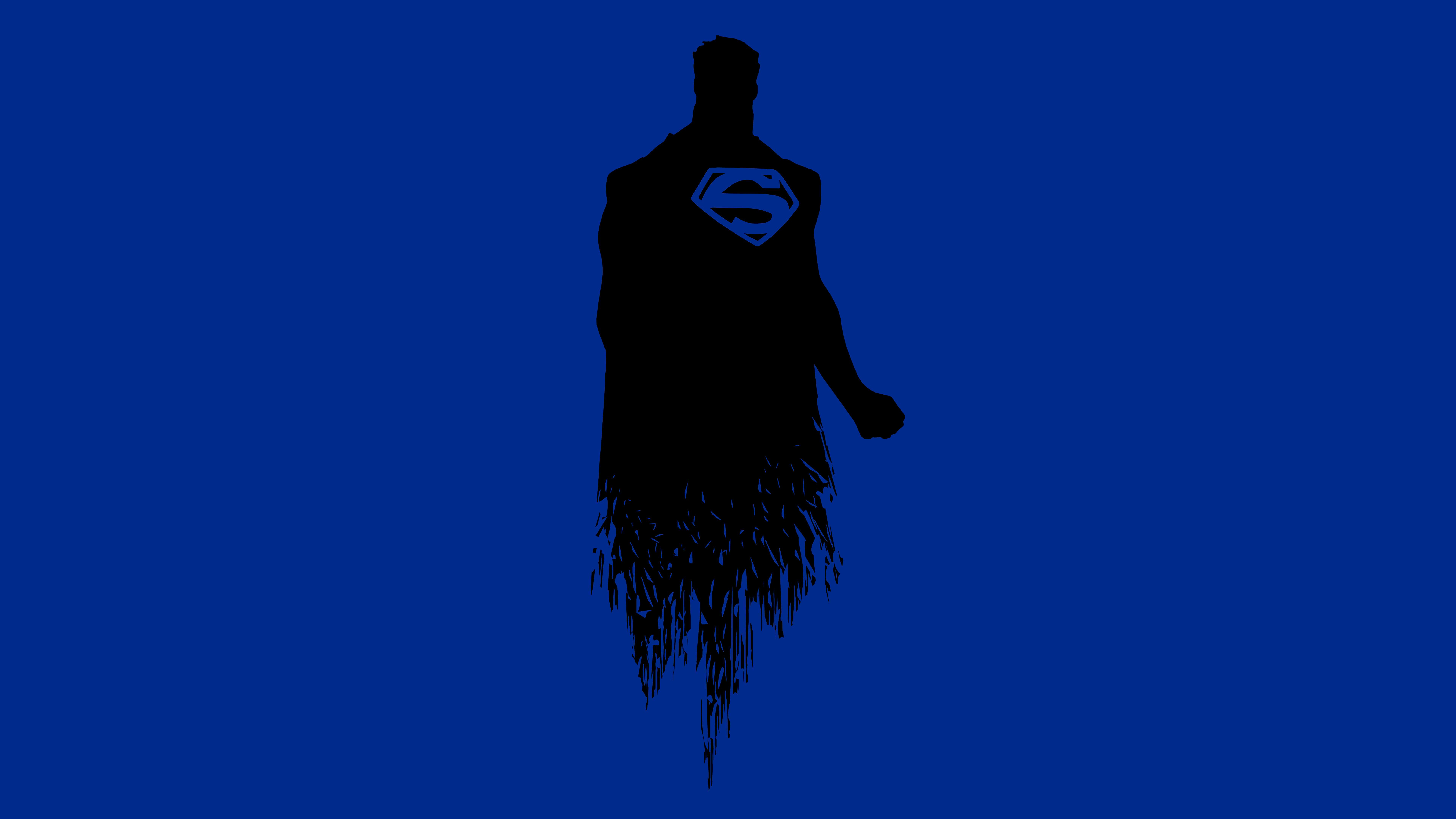 Superman Minimalism 8k, HD Superheroes, 4k Wallpaper, Image