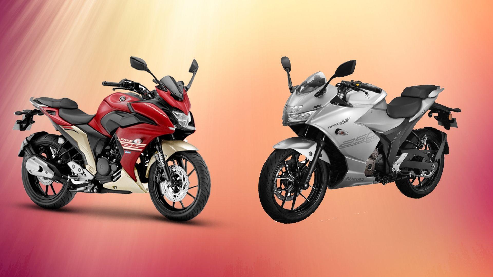 Suzuki Gixxer SF 250 Comparison: Here's A Quick Spec To Spec