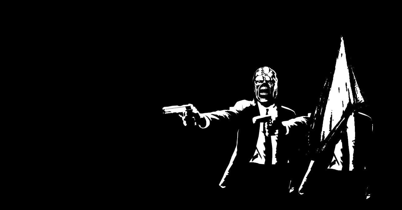 Guns suit pulp fiction nemesis pyramid head wallpaper. AllWallpaper