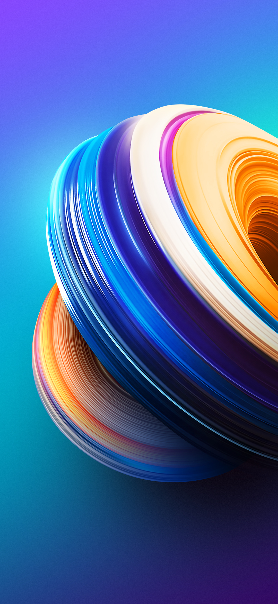 Huawei P Smart+ or nova 3i Wallpapers with Abstract Colorful