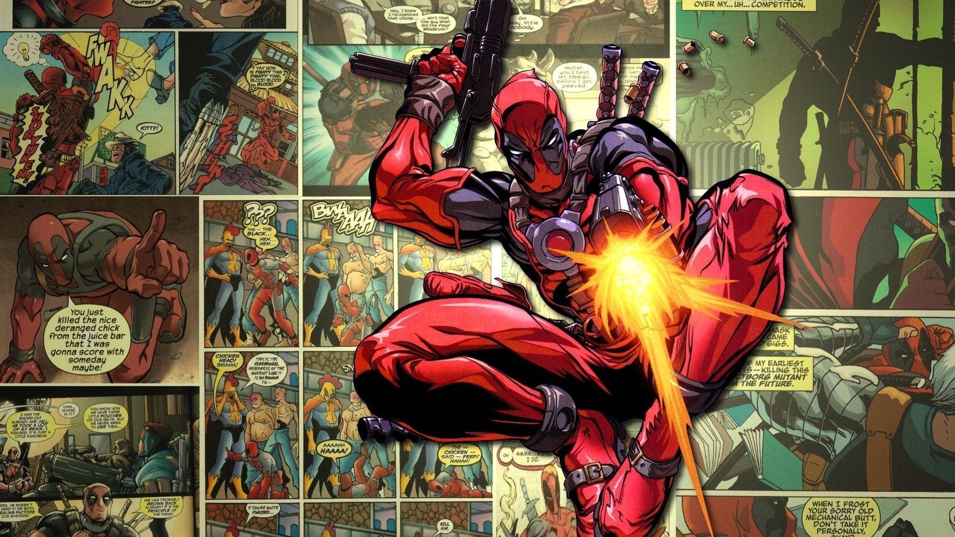Deadpool Marvel Comic Book Wallpaper Free Deadpool Marvel
