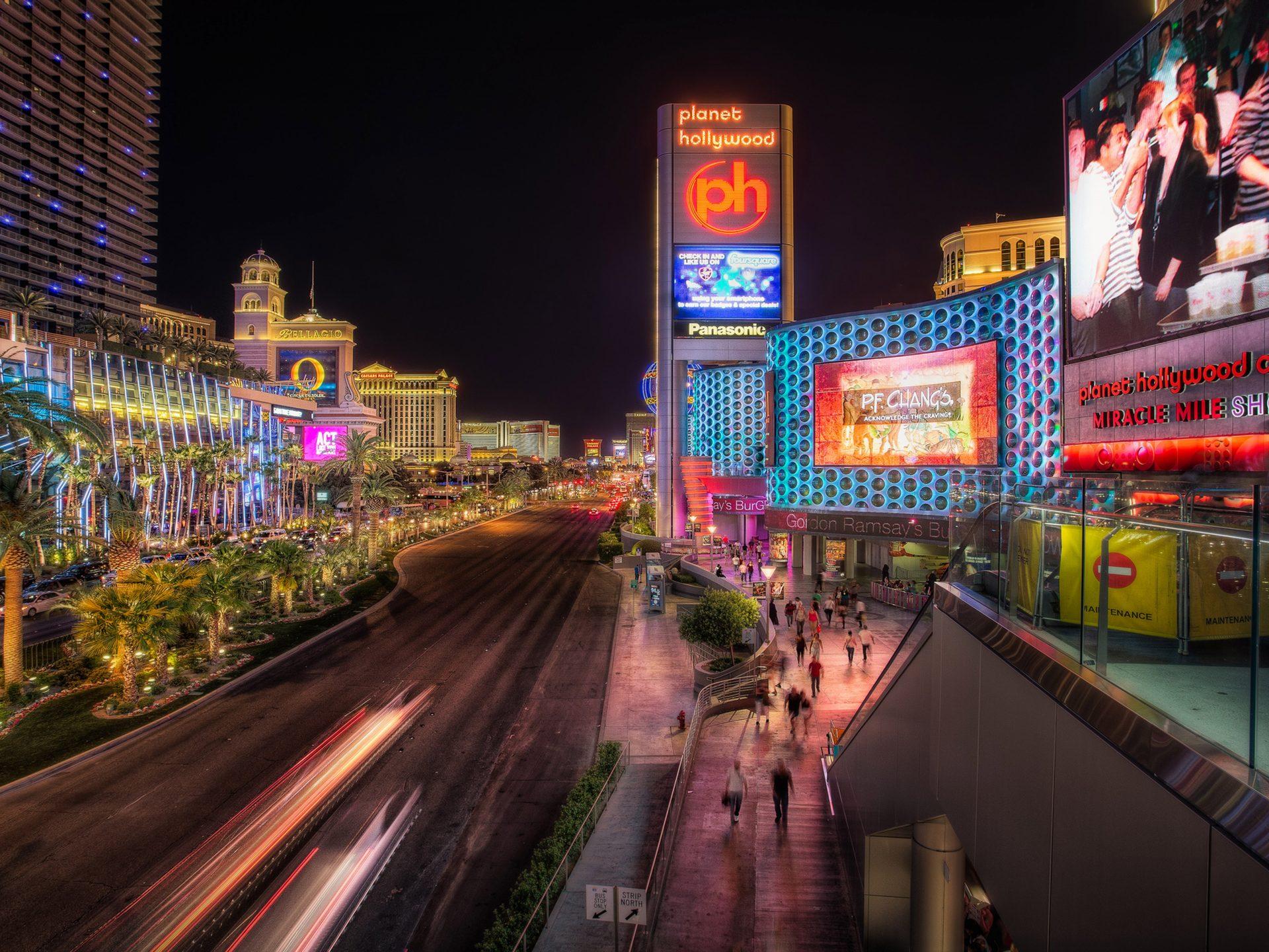 Las Vegas Strip HD Wallpaper For Mobile Phones Laptops And Tablet