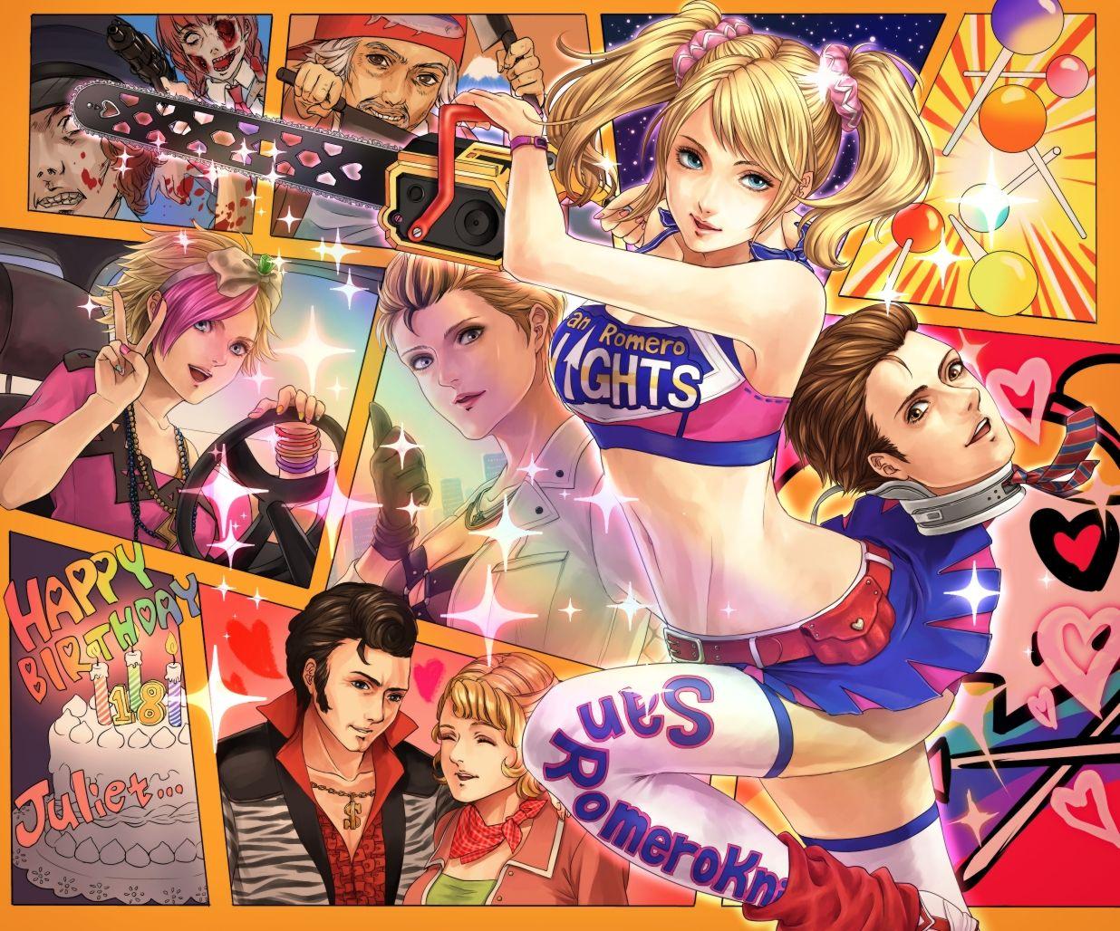 Video Game Lollipop Chainsaw HD Wallpaper