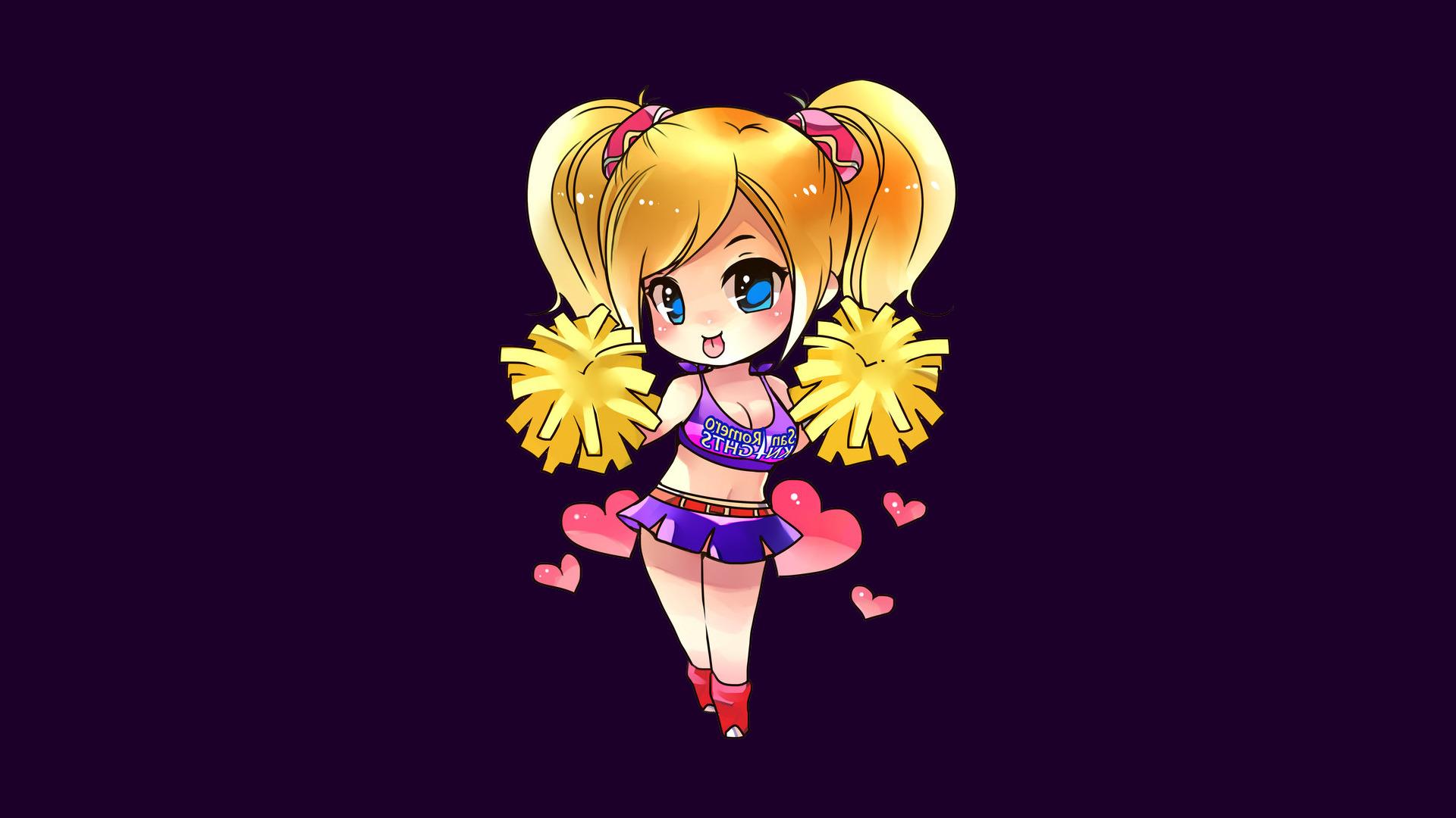 Lollipop Chainsaw, Juliet Starling, Chibi Wallpaper HD / Desktop