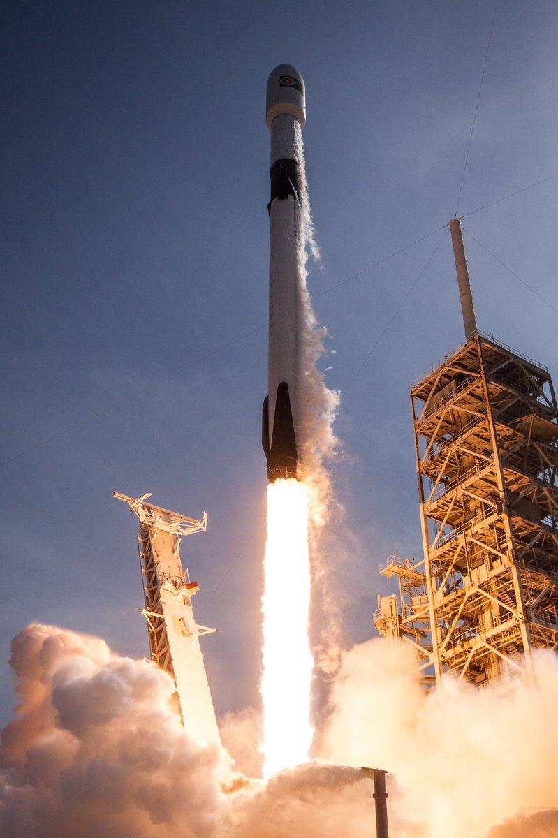 SpaceX photo from the first flight of Falcon 9