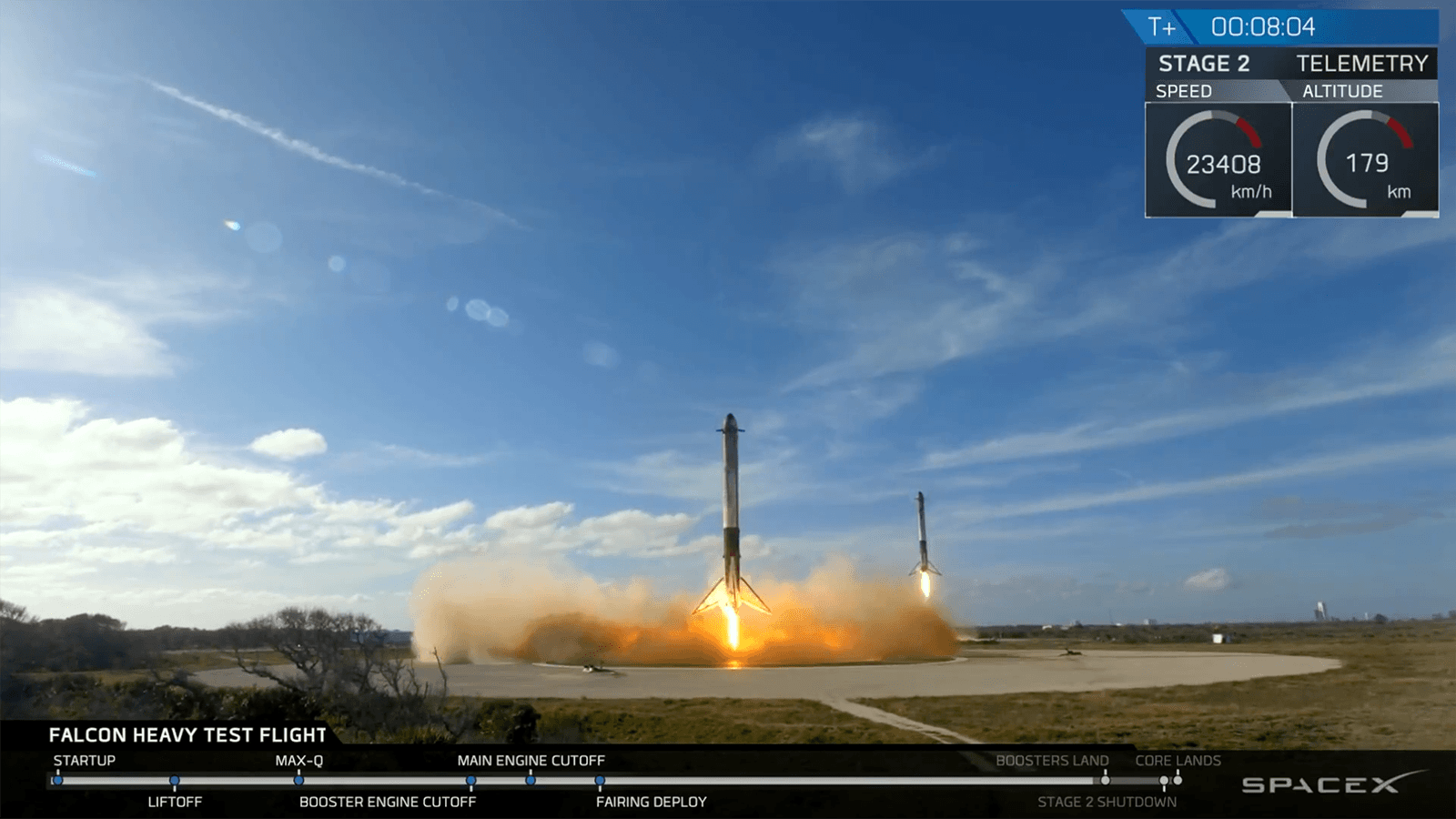 Photos: SpaceX's Falcon Heavy rocket launches with Elon Musk's Tesla