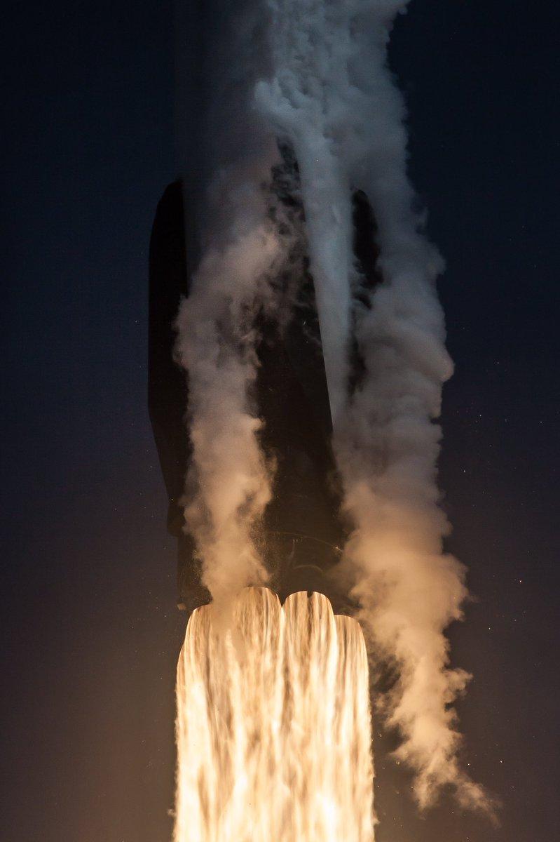 SpaceX photo from the first flight of Falcon 9