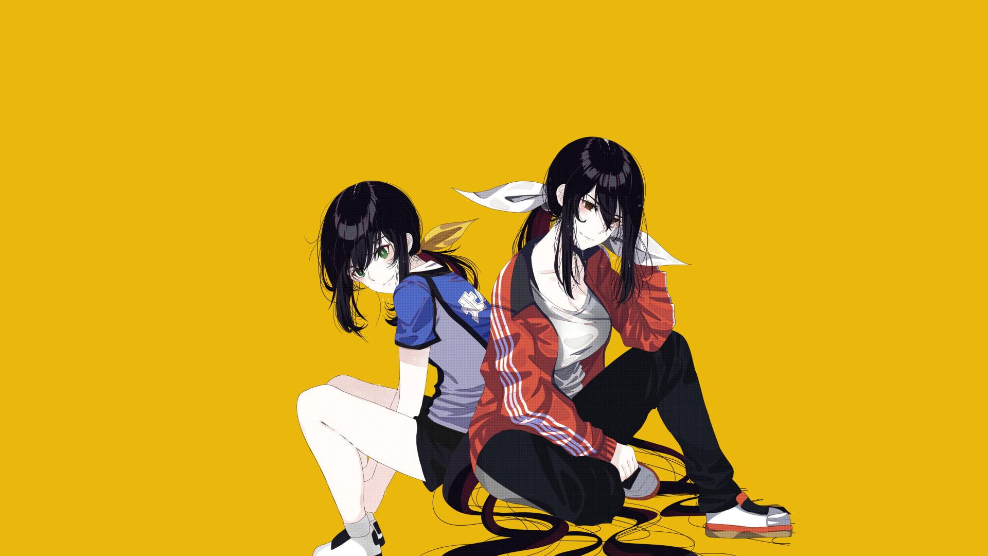 HD wallpaper: Anime, Hanebado!, Ayano Hanesaki, Uchika Hanesaki