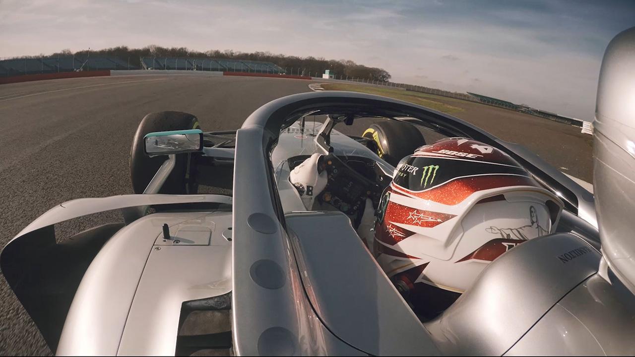 Mercedes AMG Petronas Motorsport Hamilton's First Lap