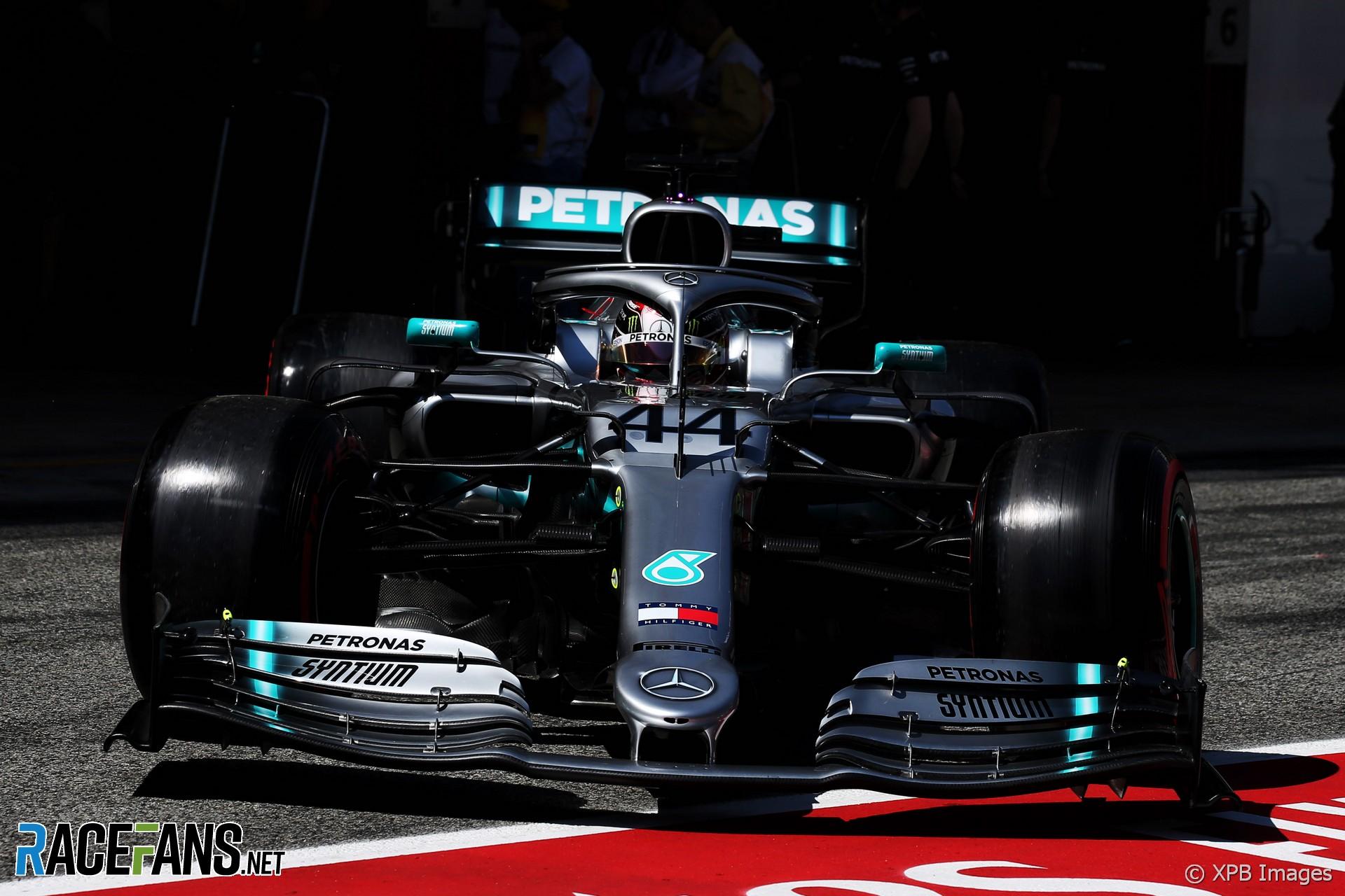 Lewis Hamilton, Mercedes, Circuit de Catalunya, 2019 · RaceFans