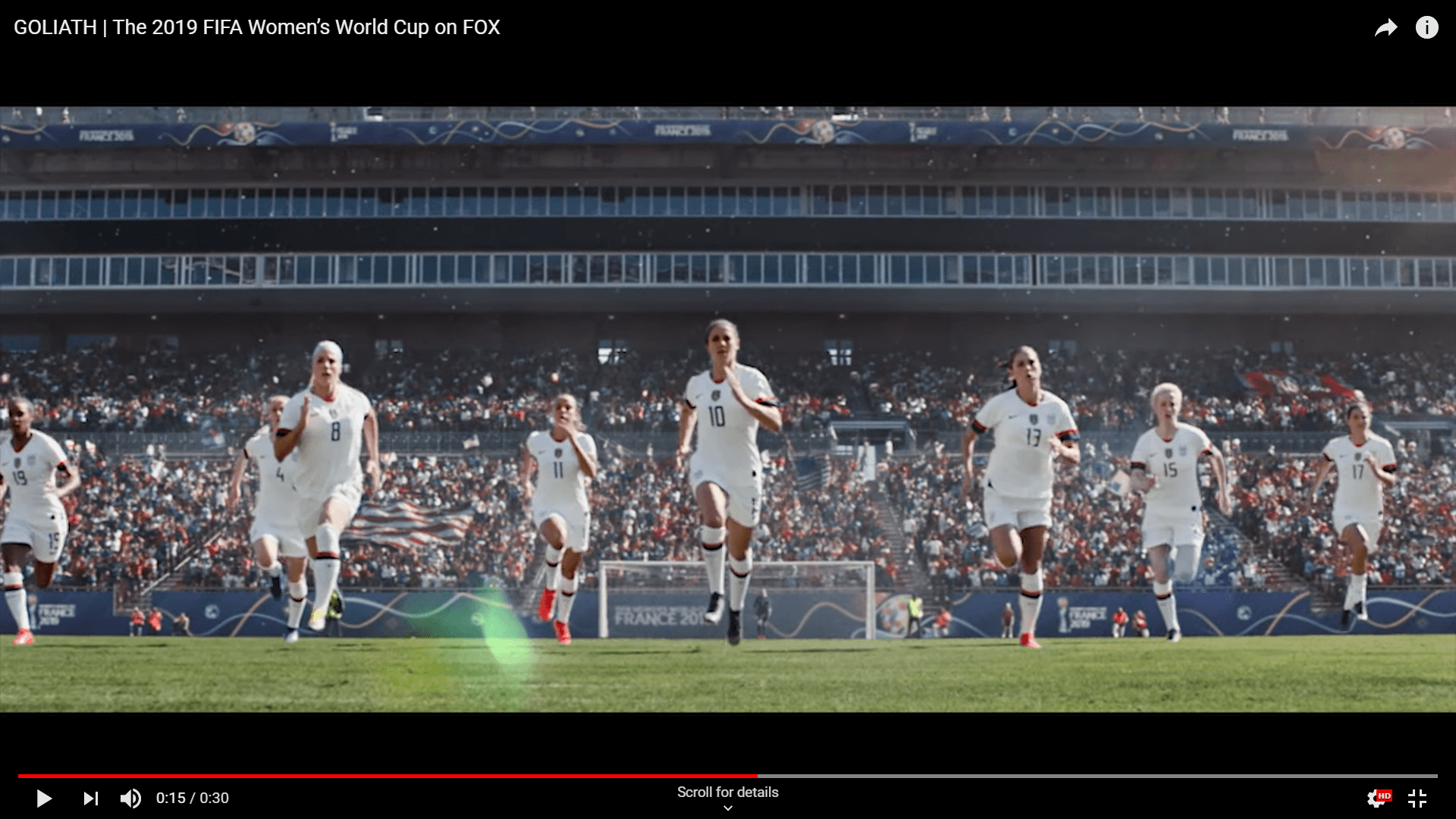 Prophecy Uncovered in Goliath 2019 FIFA Women's World Cup Commercial