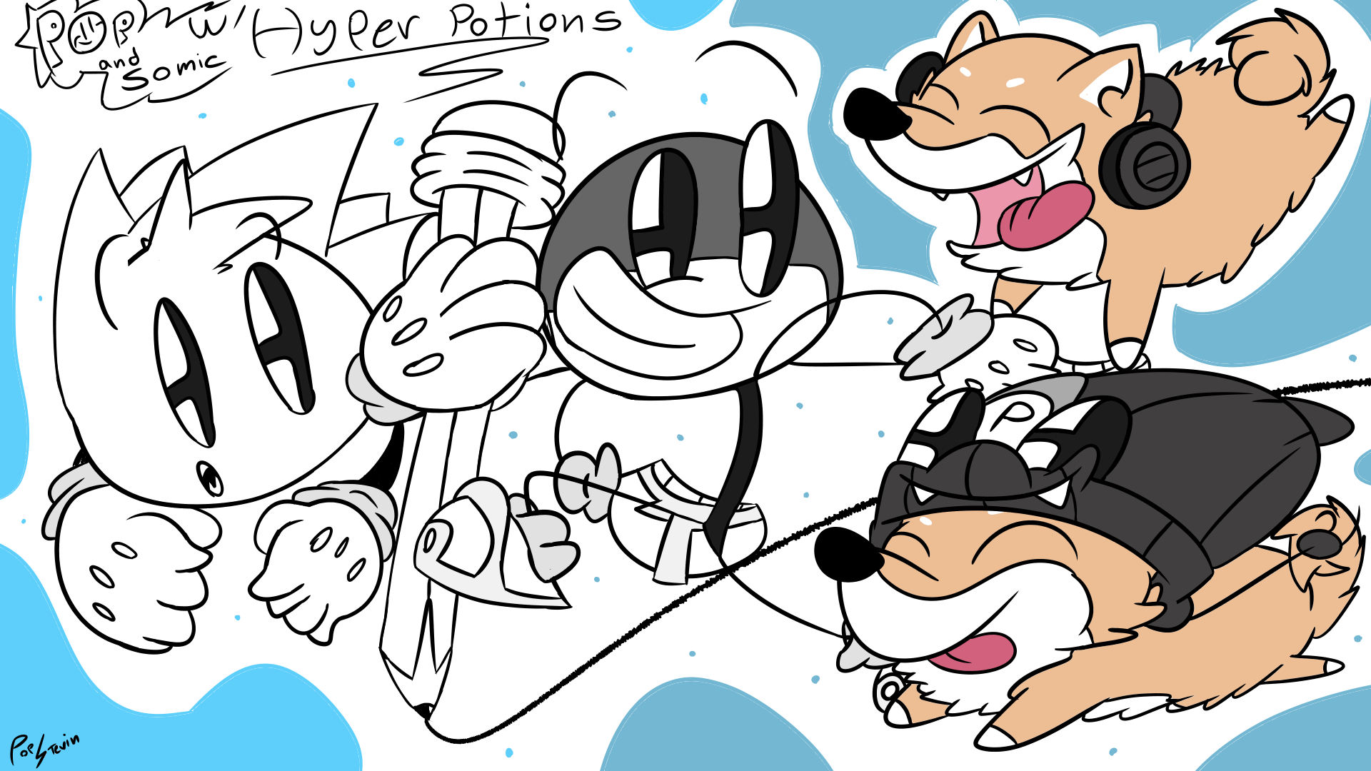 Pop & Somic w/ Hyper Potions! by PopTevin on Newgrounds