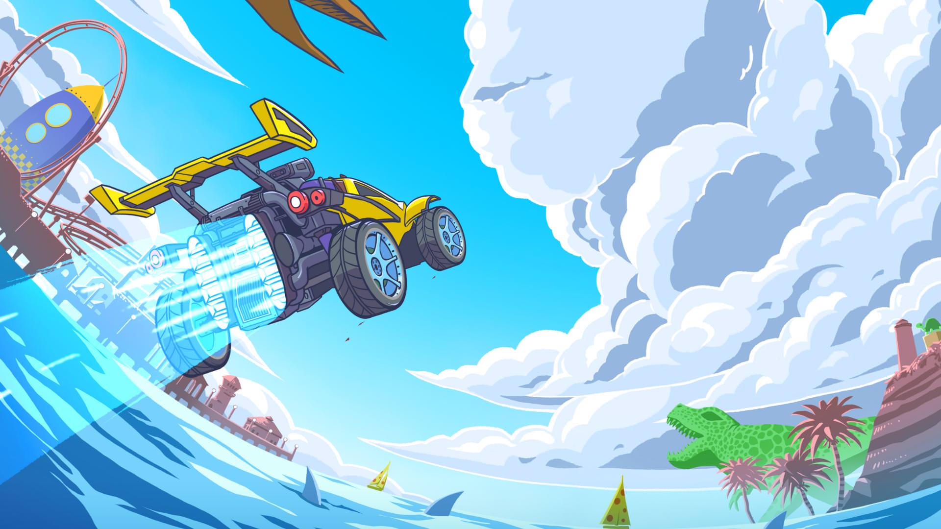 Wallpaper from the new Monstercat X Rocket League Vol 3 art from r