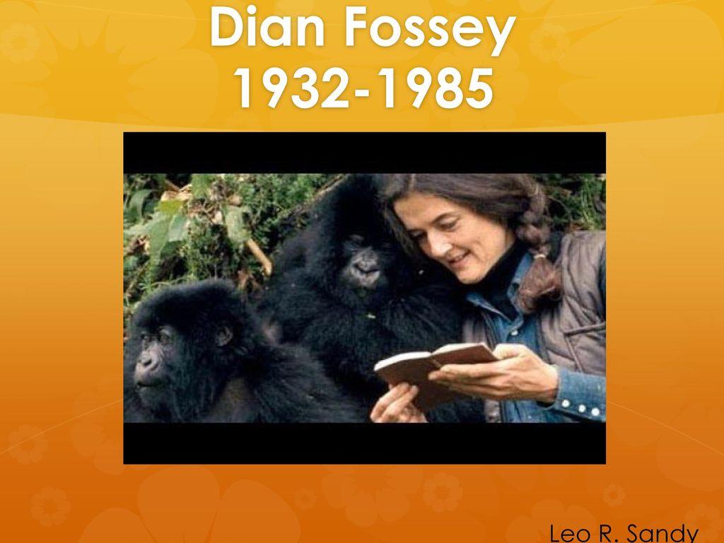 Dian Fossey Leo R. Sandy