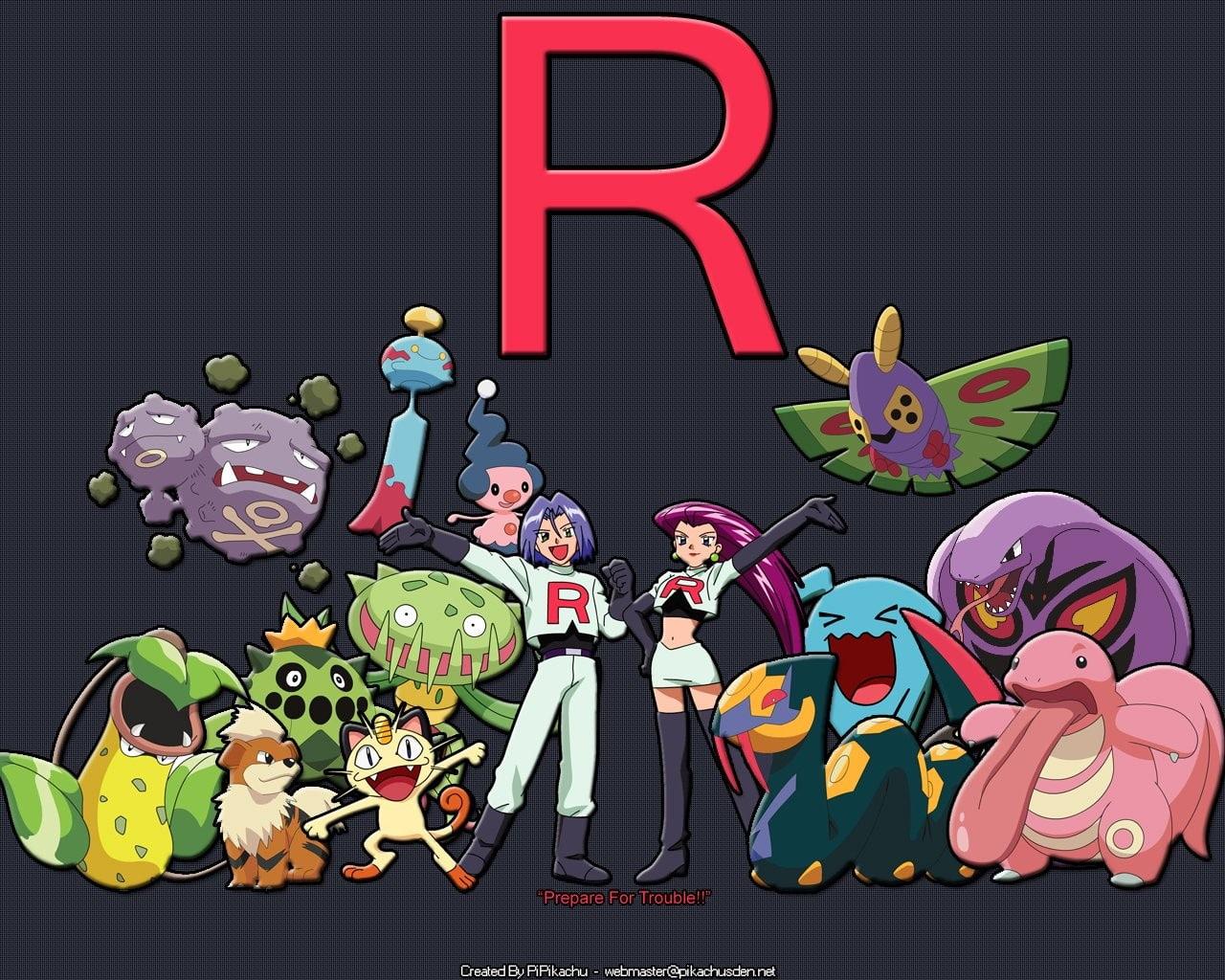 HD wallpaper: Pokémon, Team Rocket, Jessie (Pokémon), James (Pokémon