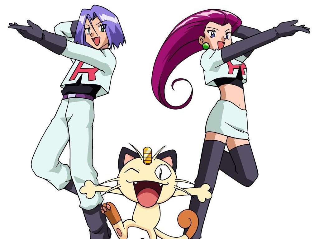 Charaben James & Meowth from Pokémon