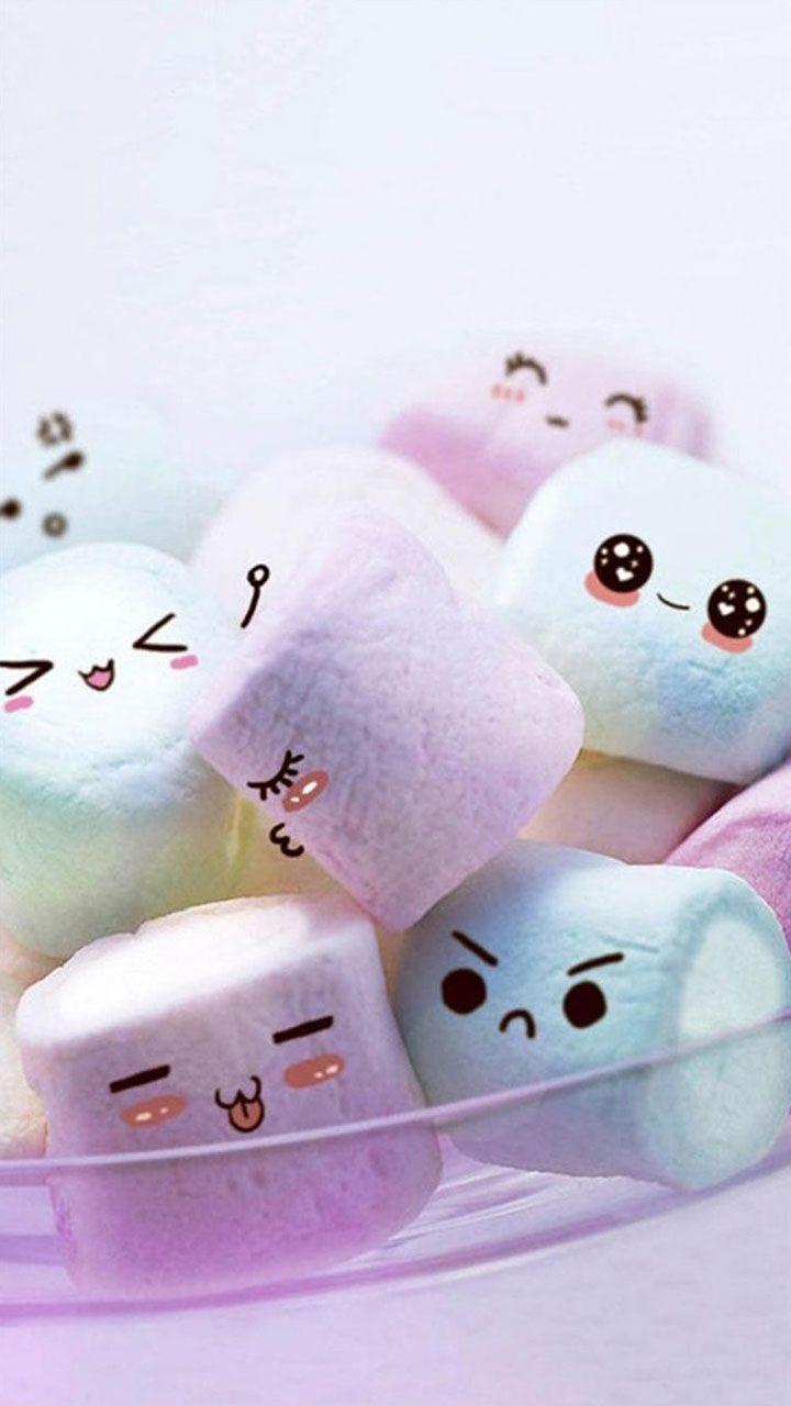 Des marshmallow vraiment kawai ;). my favorites. Wallpaper iphone