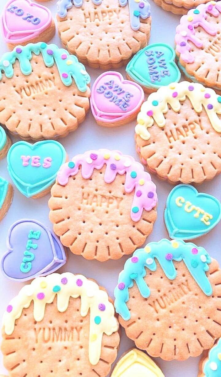 art, background, beautiful, beauty, blue, candy, colorful, Cookies