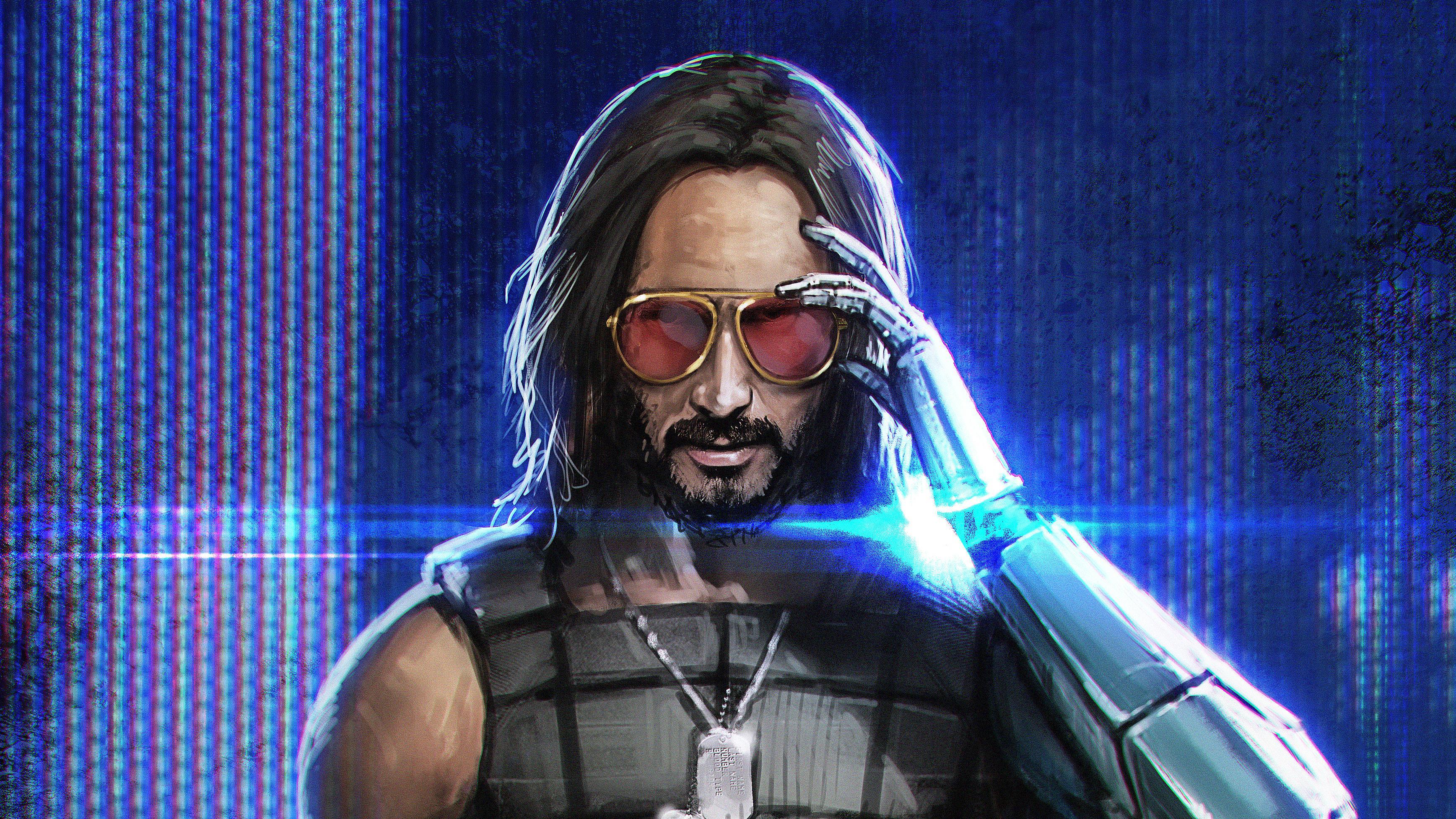 Keanu Reeves In Cyberpunk 2077 4k Art, HD Games, 4k Wallpaper