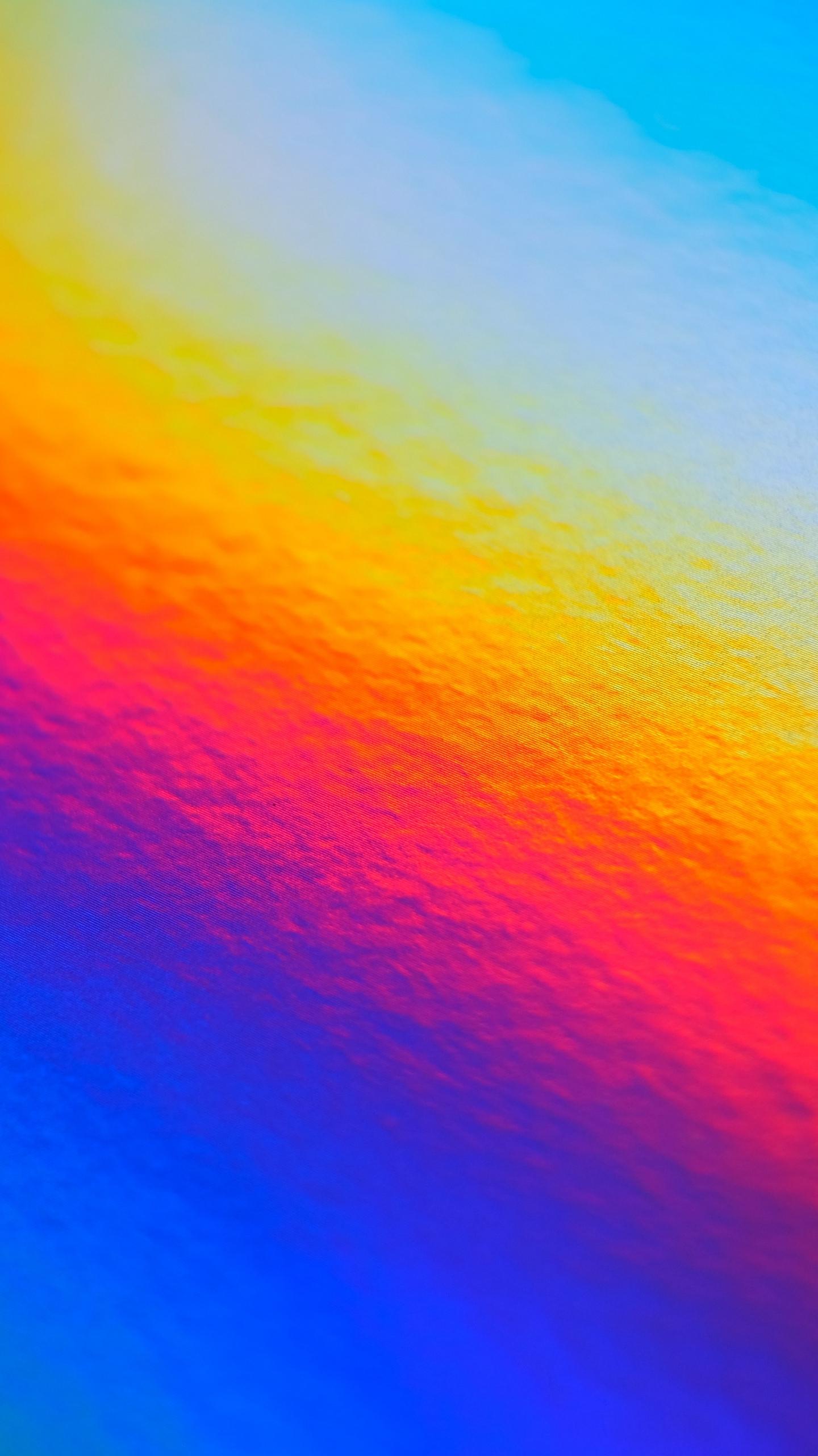 Download wallpaper 1440x2560 gradient, rainbow, lines, diagonally