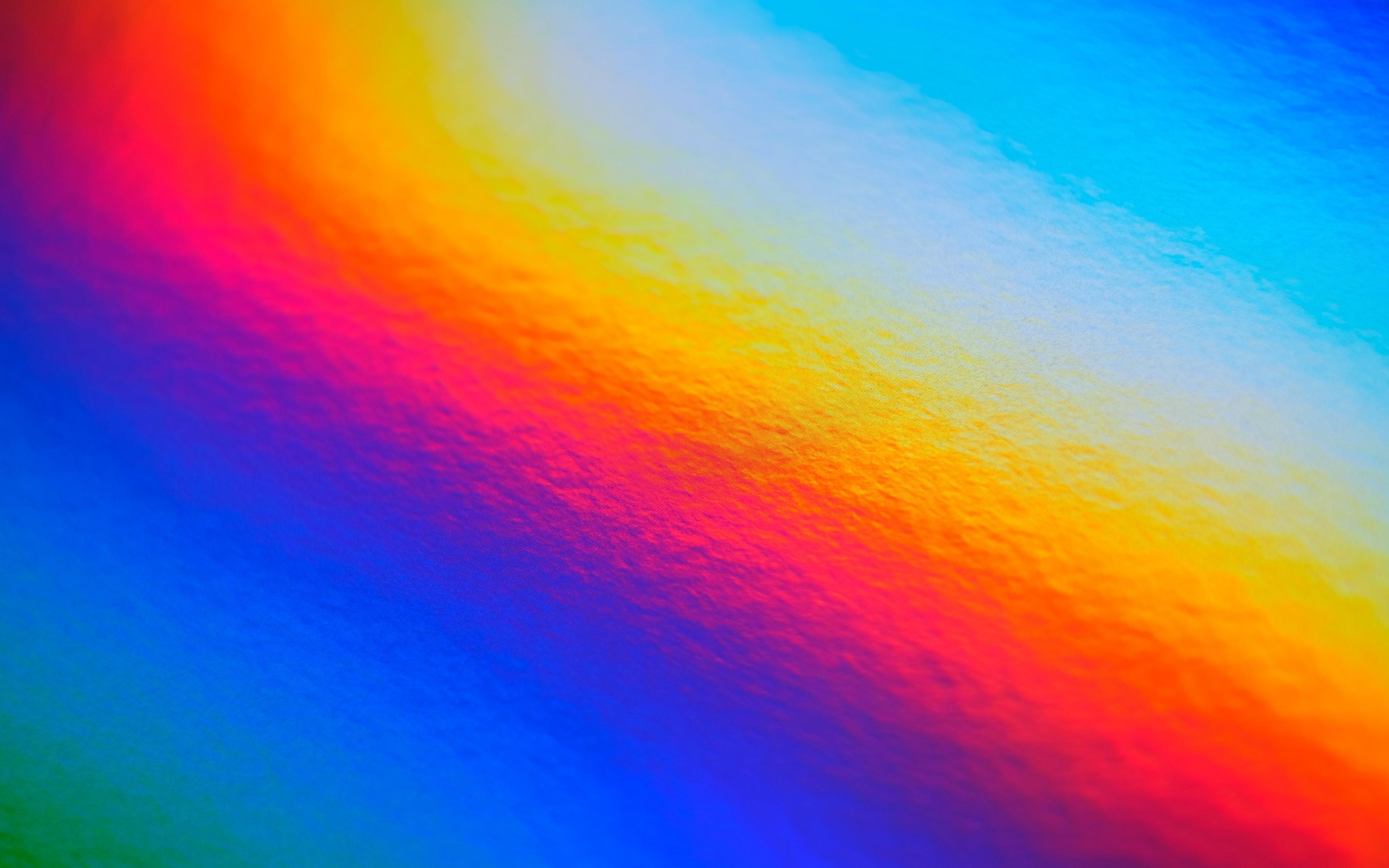 Download wallpaper 3840x2400 gradient, rainbow, lines, diagonally