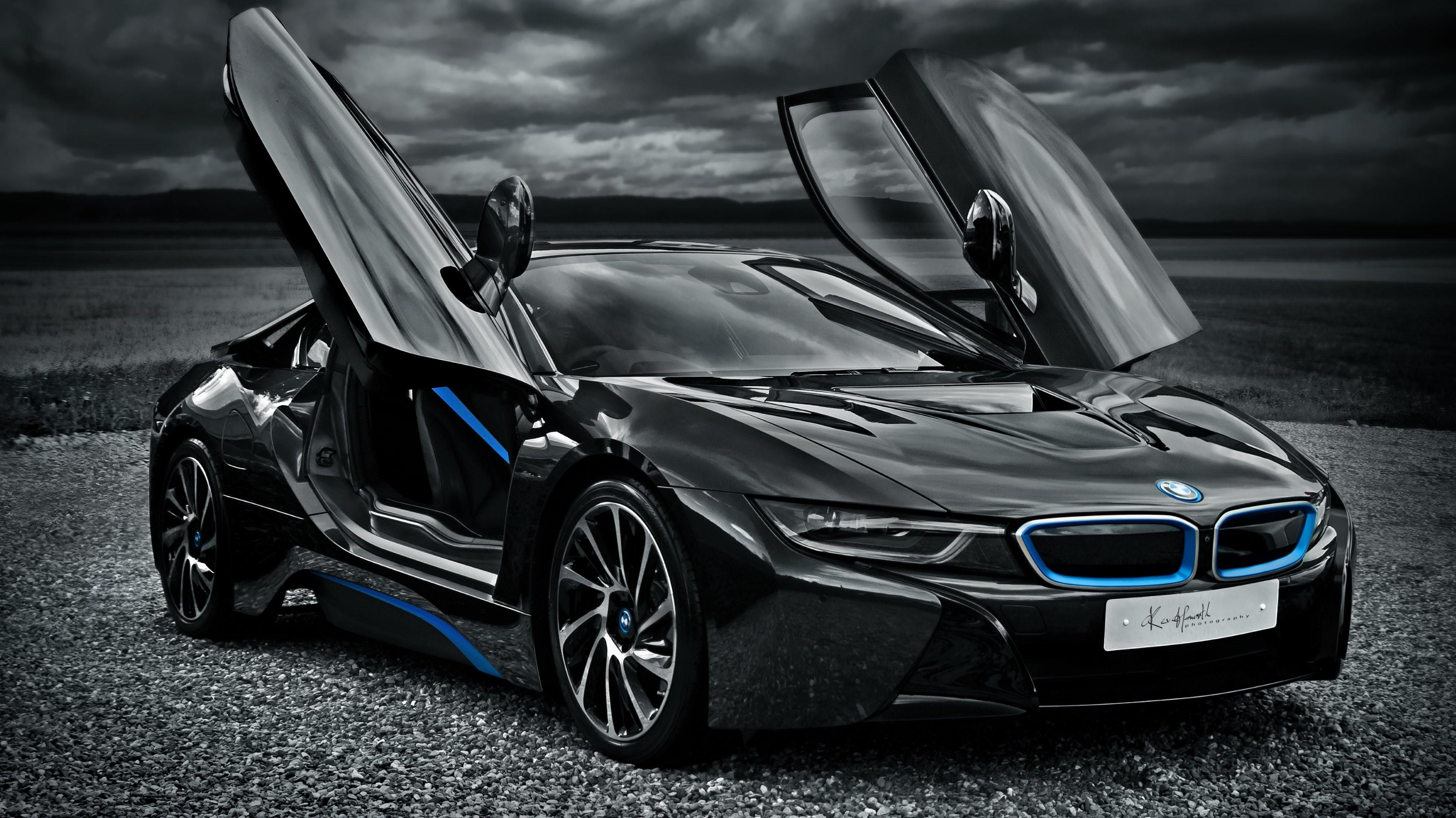 BMW I8 Black Wallpaper