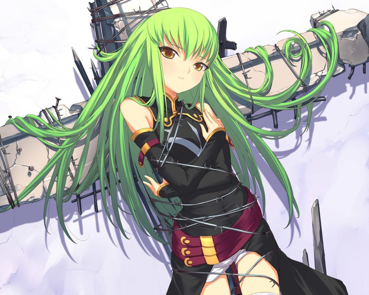 C.C. (Code Geass) HD Wallpaper and Background Image